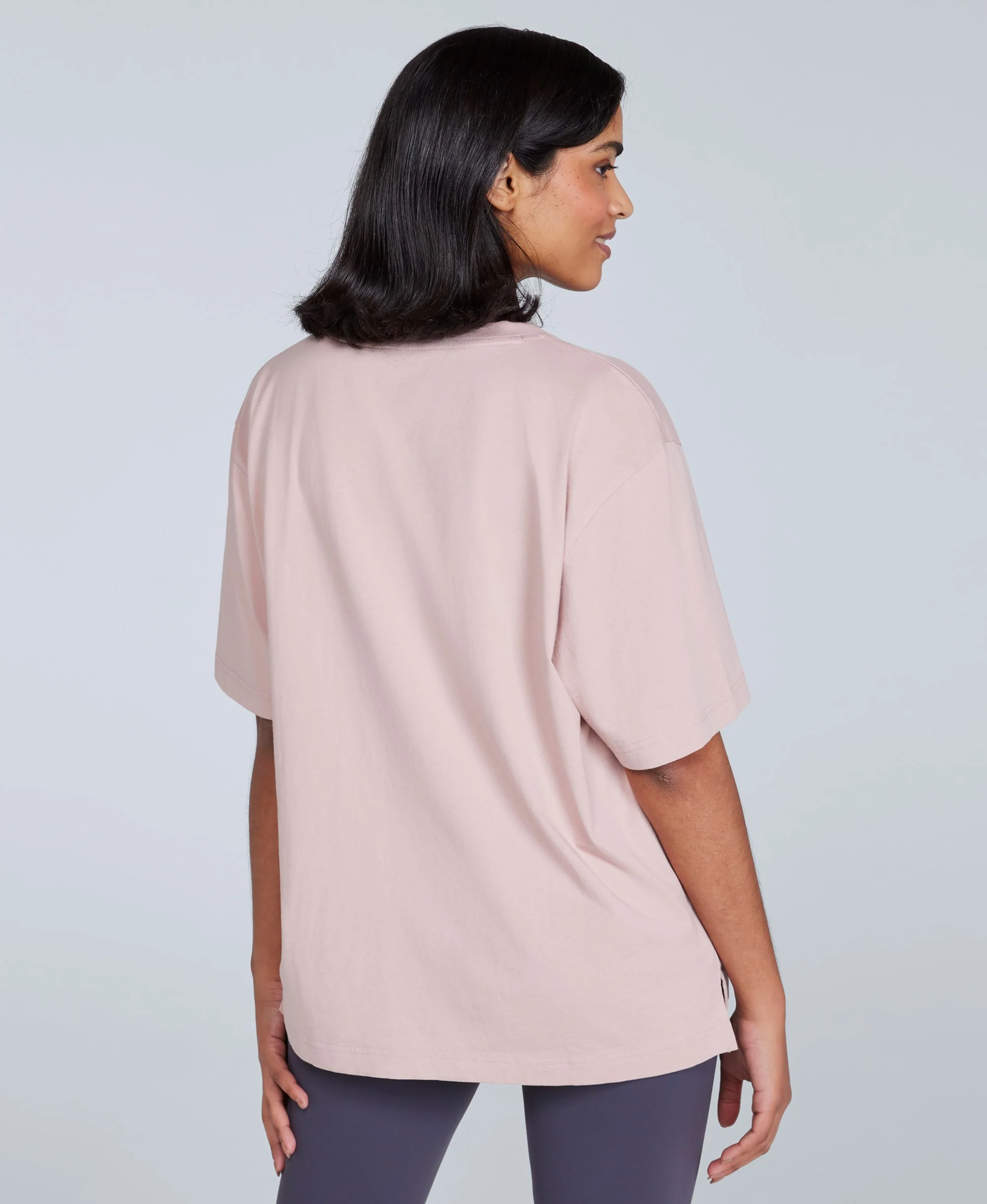 Idol Womens Relaxed Fit T-Shirt - Light Pink - Image 3