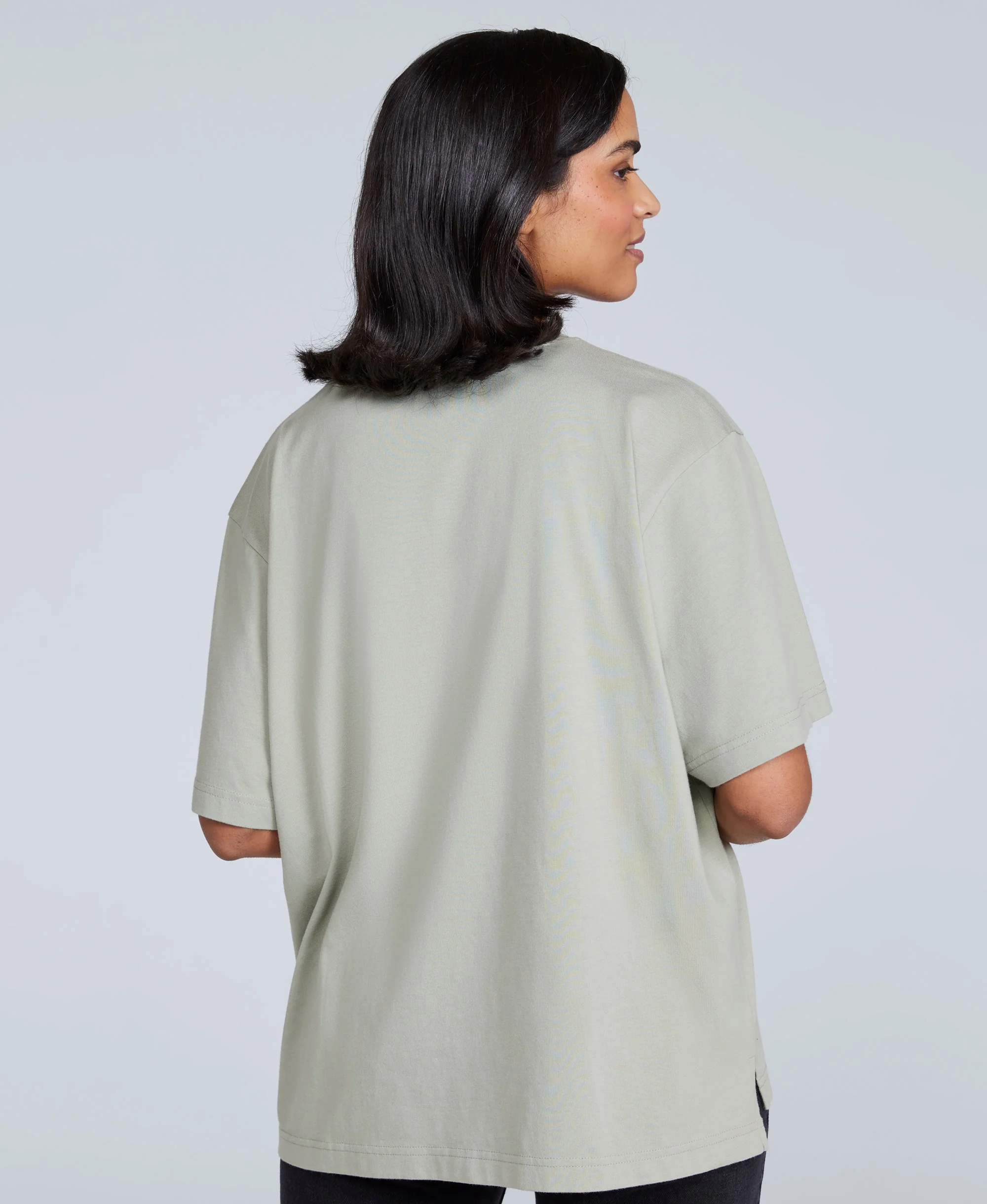Idol Womens Relaxed Fit T-Shirt - Pale Green - Image 3