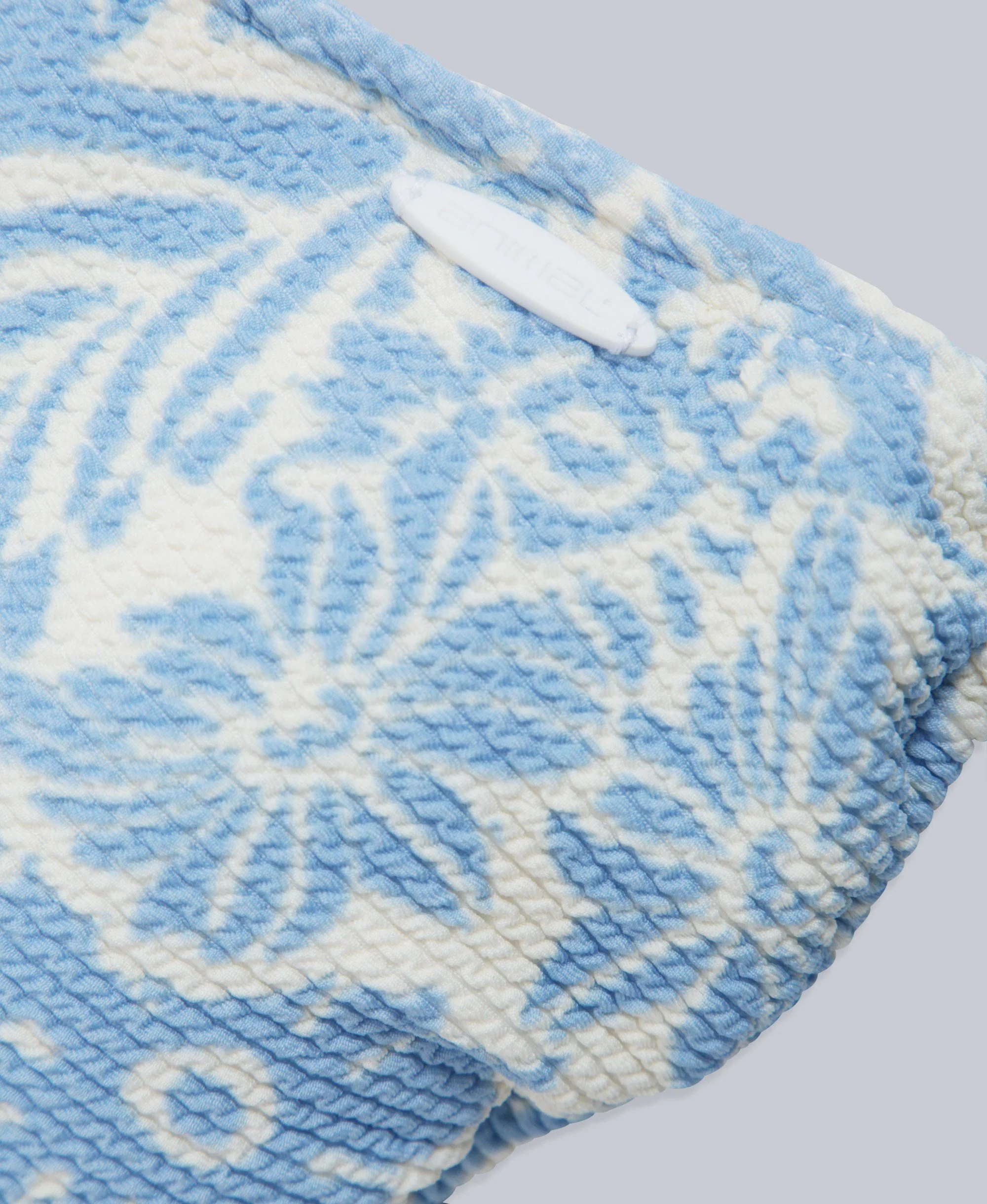 Iona Womens Halter Printed Bikini Top - Light Blue - Image 8