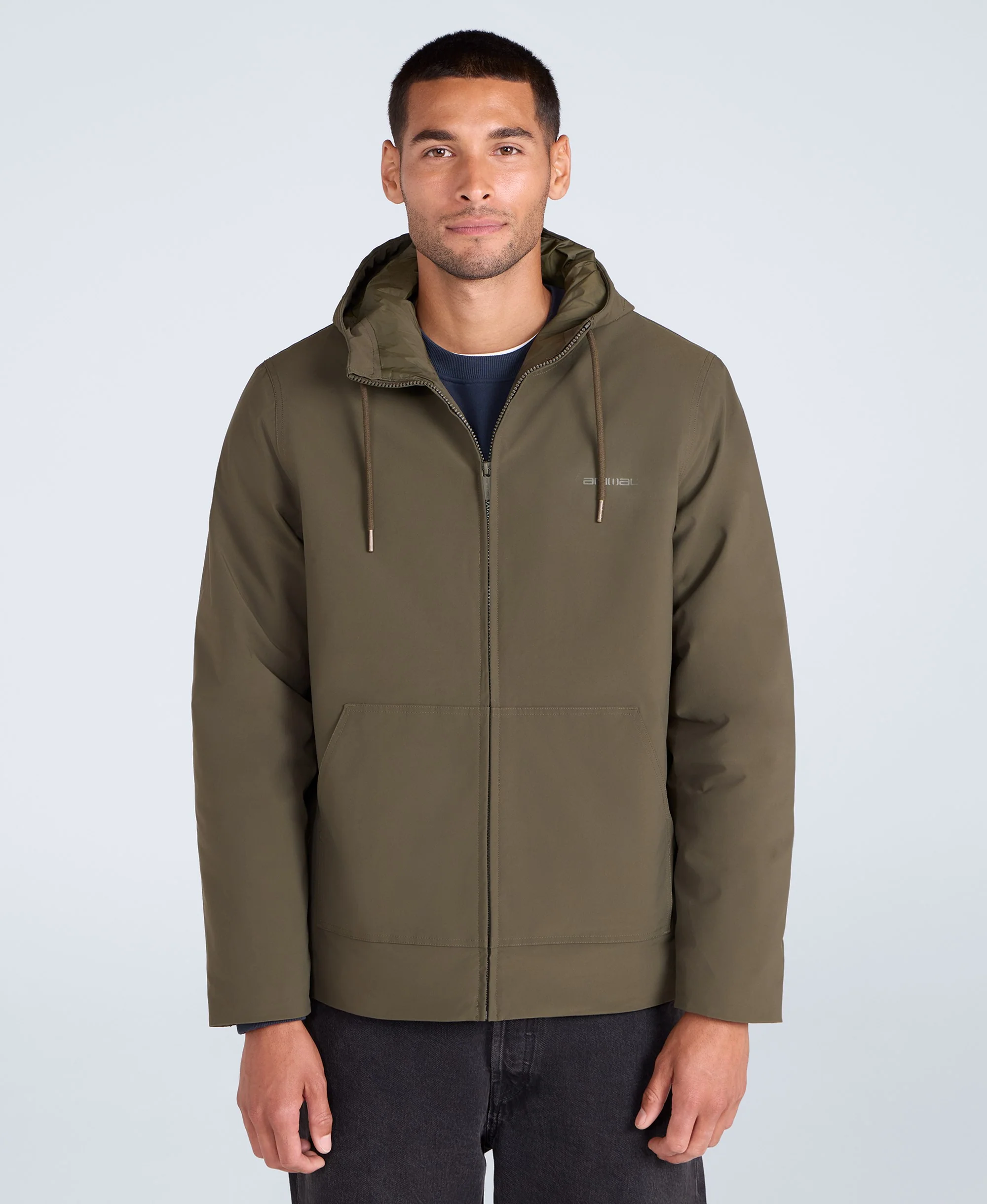 Jack Mens Borg Lined Jacket - Green