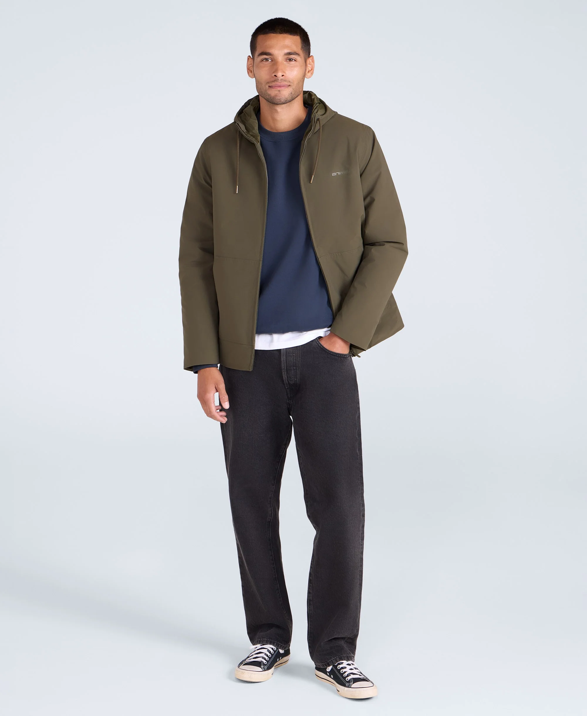 Jack Mens Borg Lined Jacket - Green - Image 2