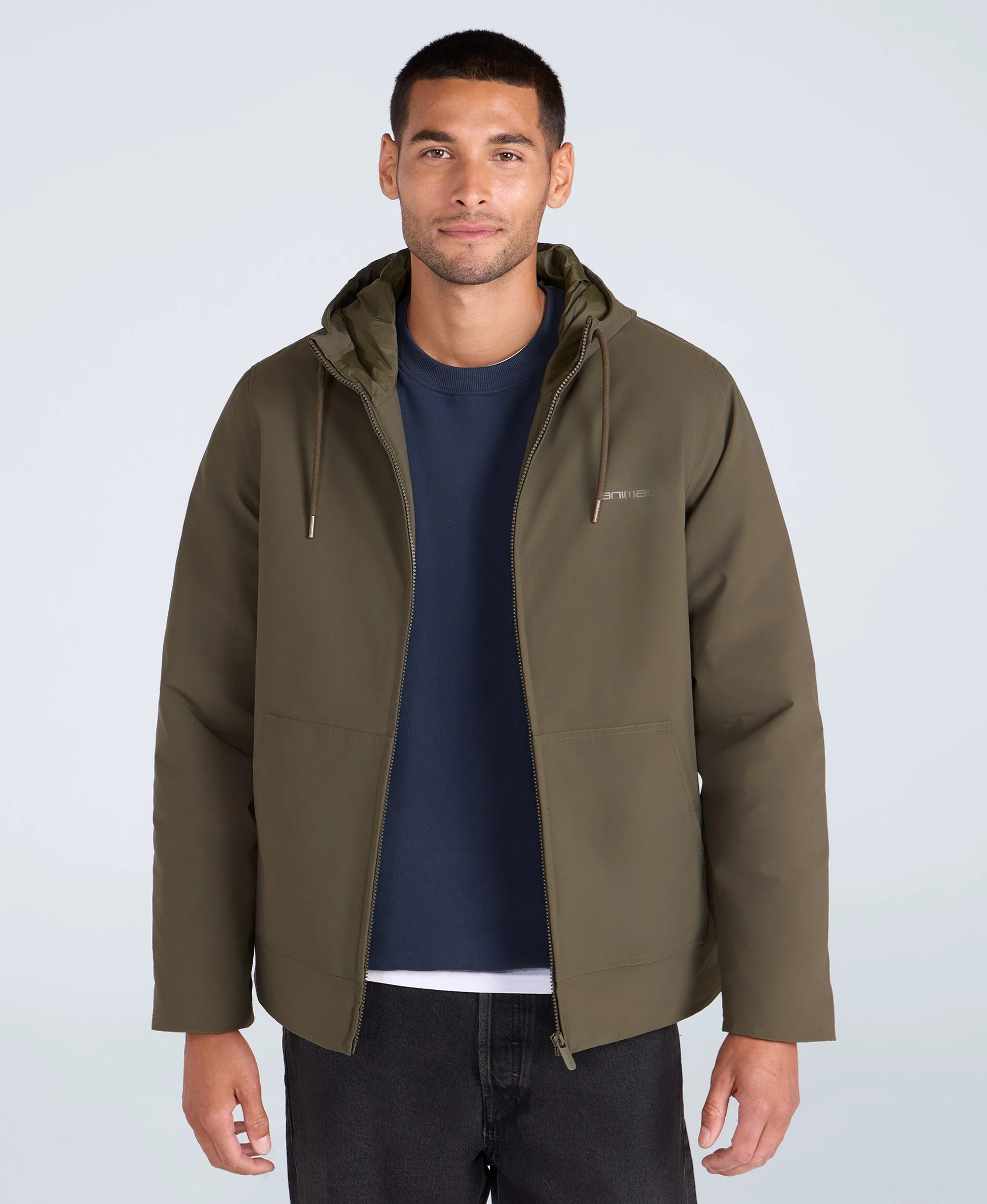Jack Mens Borg Lined Jacket - Green - Image 3