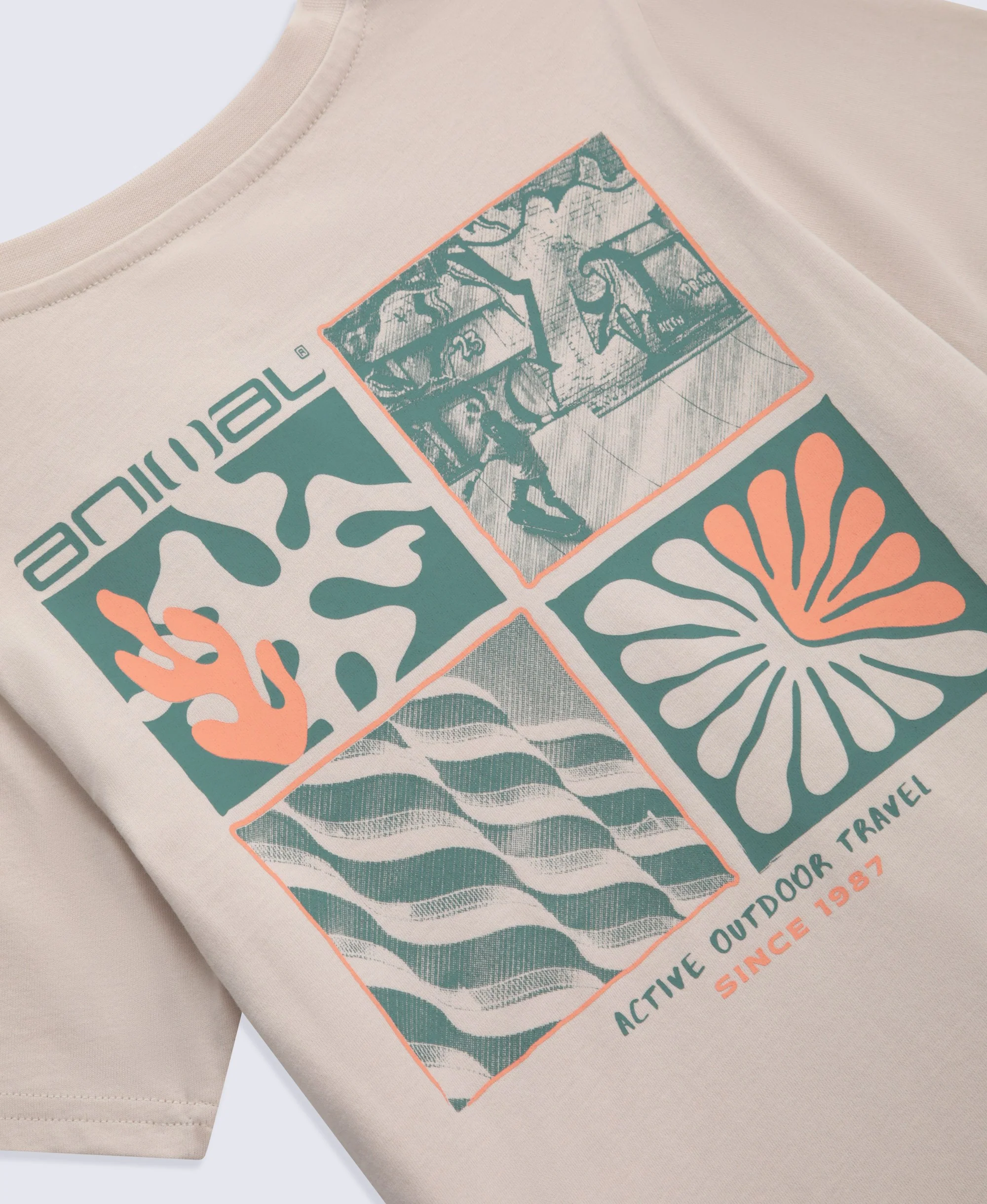 Jacob Kids Graphic T-Shirt - Off White - Image 4