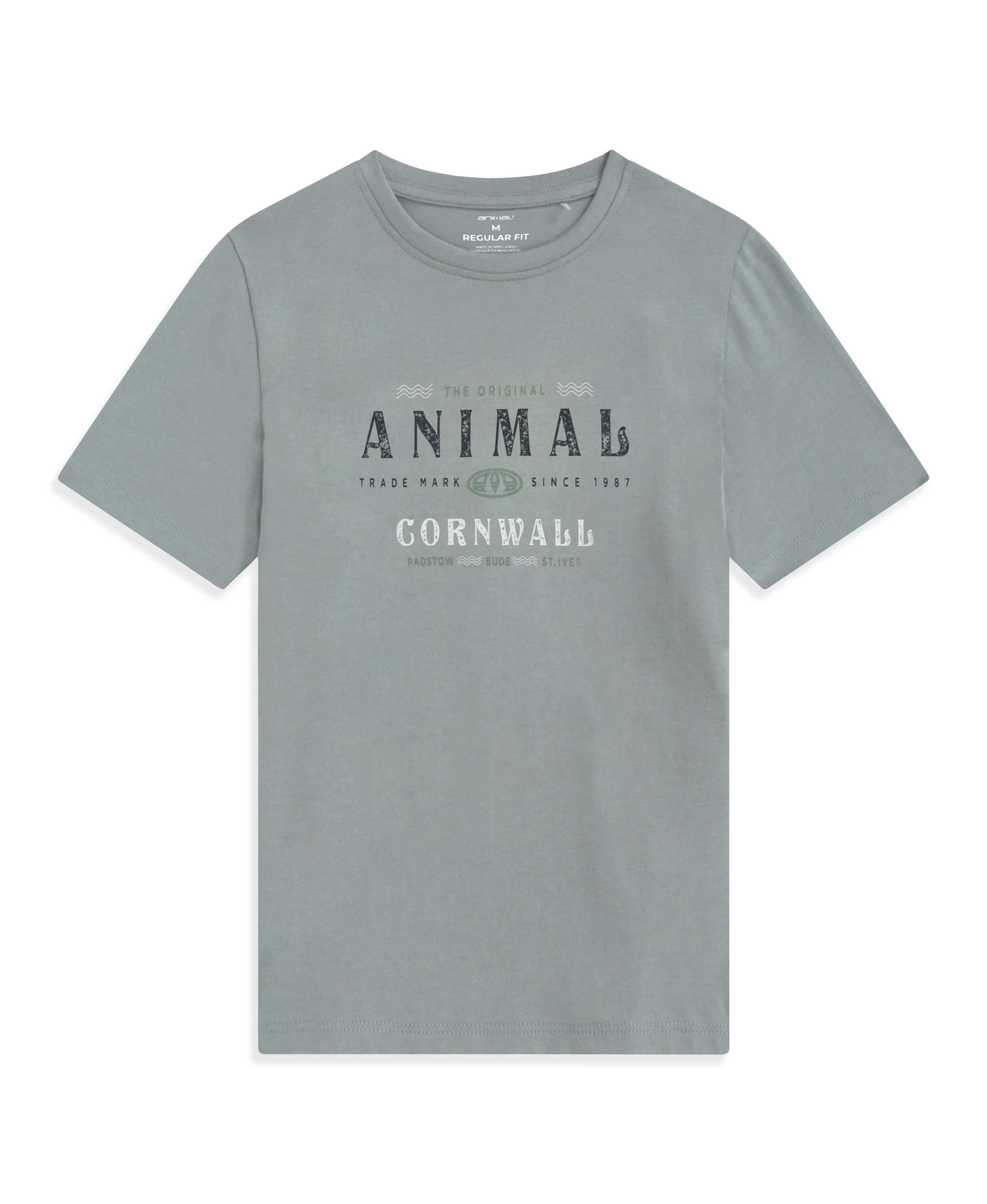 Jacob Mens Cornwall T-Shirt - Green - Image 5