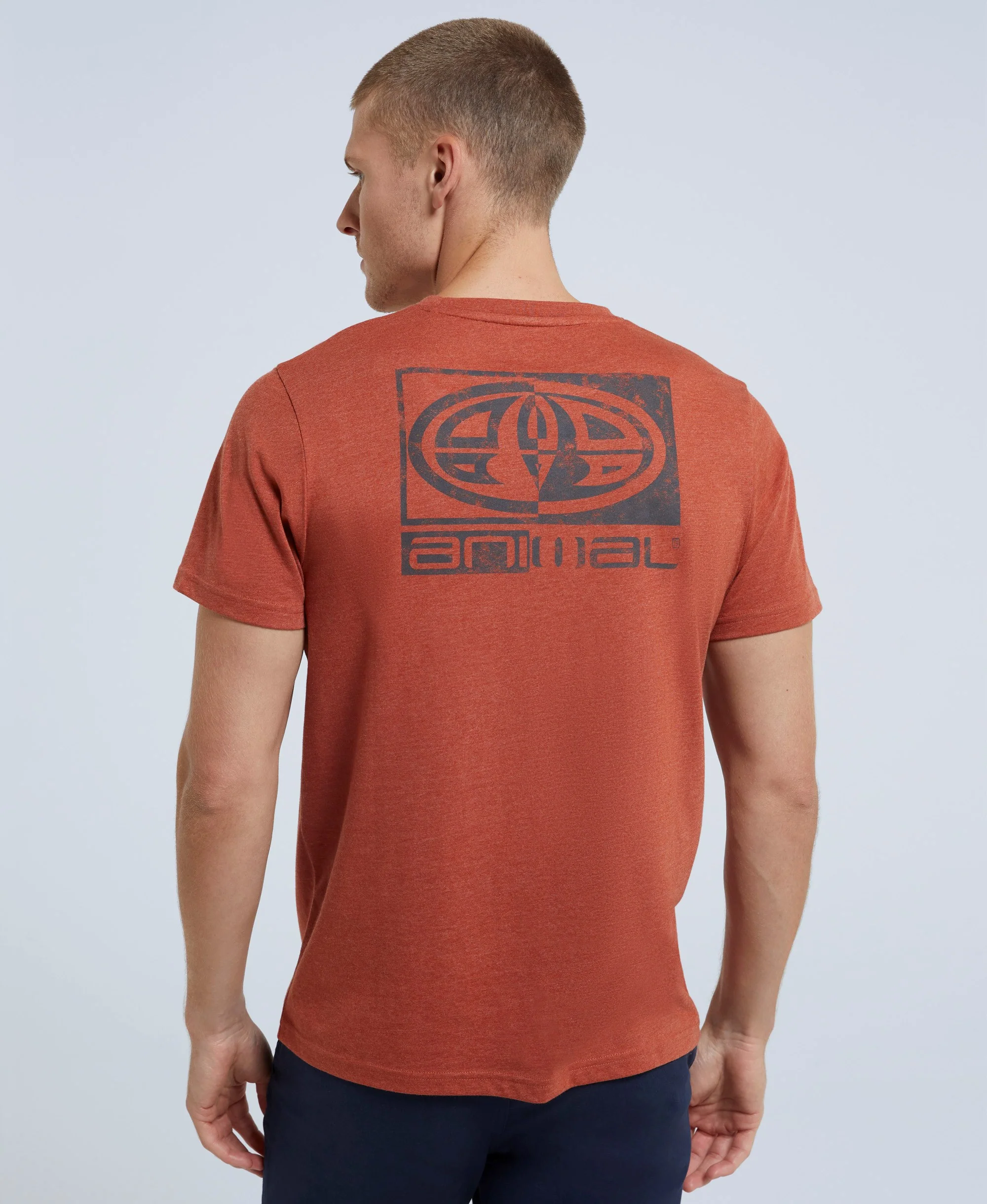 Jacob Mens T-Shirt - Dark Red - Image 3