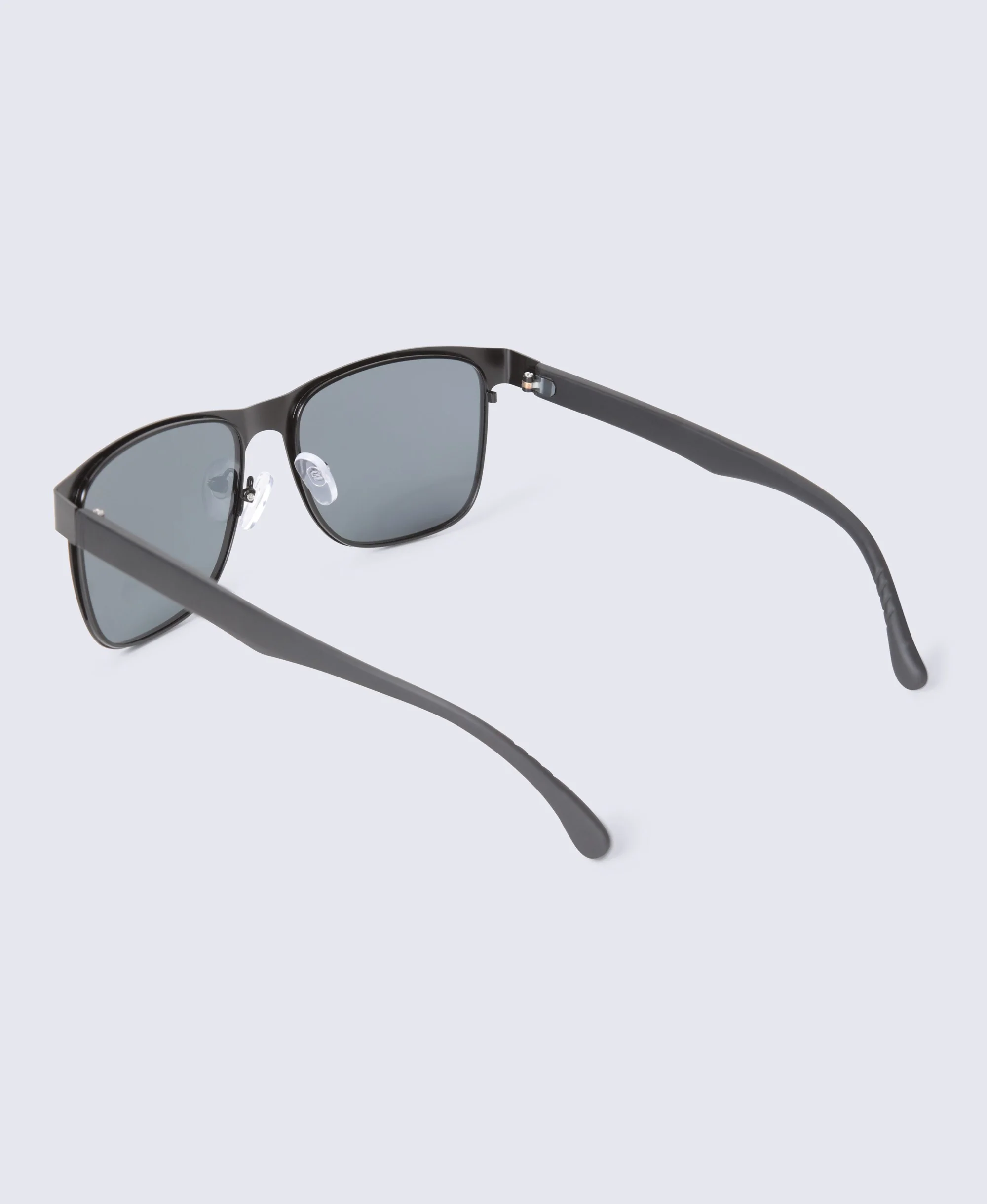 Jacob Mens Polarized Metal Sunglasses - Black - Image 6
