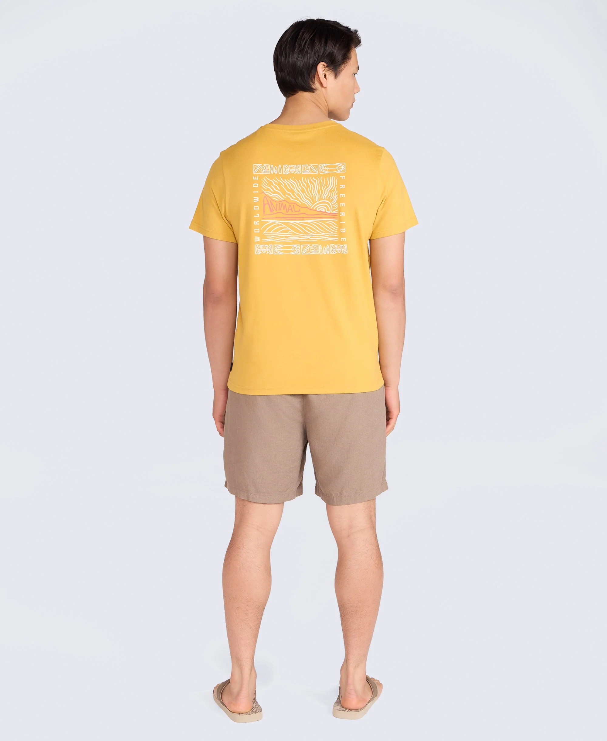 Jacob Mens T-Shirt - Bright Yellow - Image 5