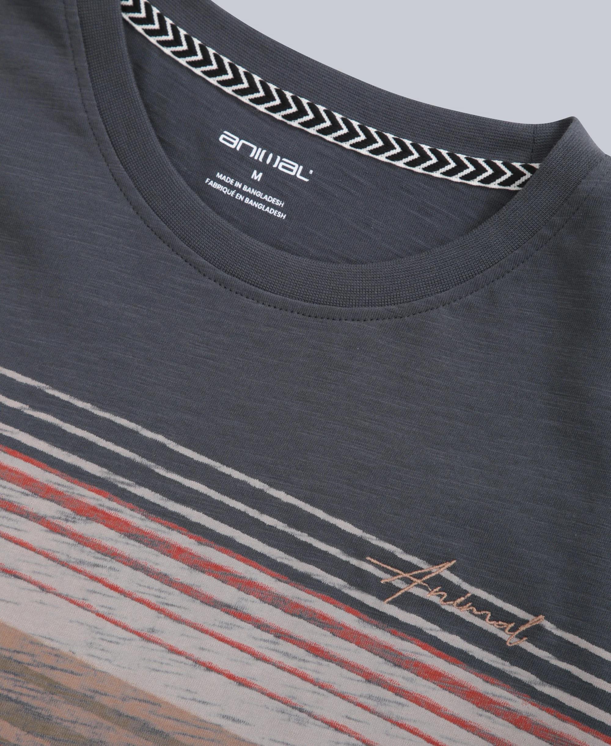 Jacob Mens T-Shirt - Dark Grey - Image 3