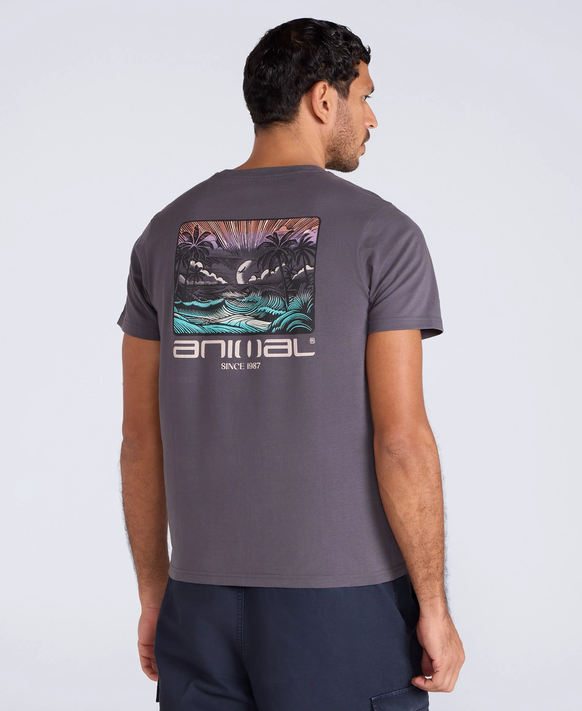 Jacob Mens T-Shirt - Grey - Image 2