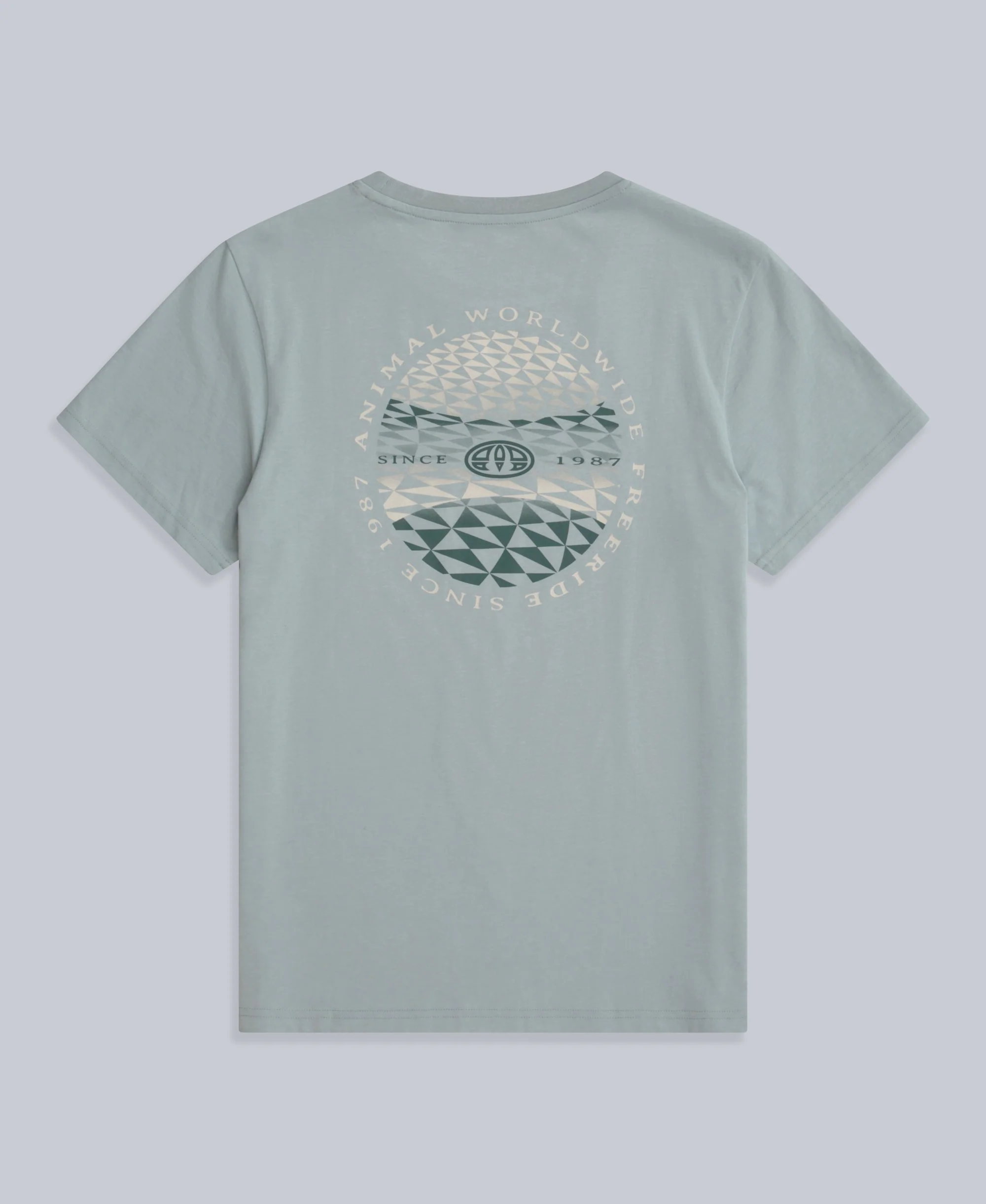 Jacob Mens T-Shirt - Light Teal - Image 7