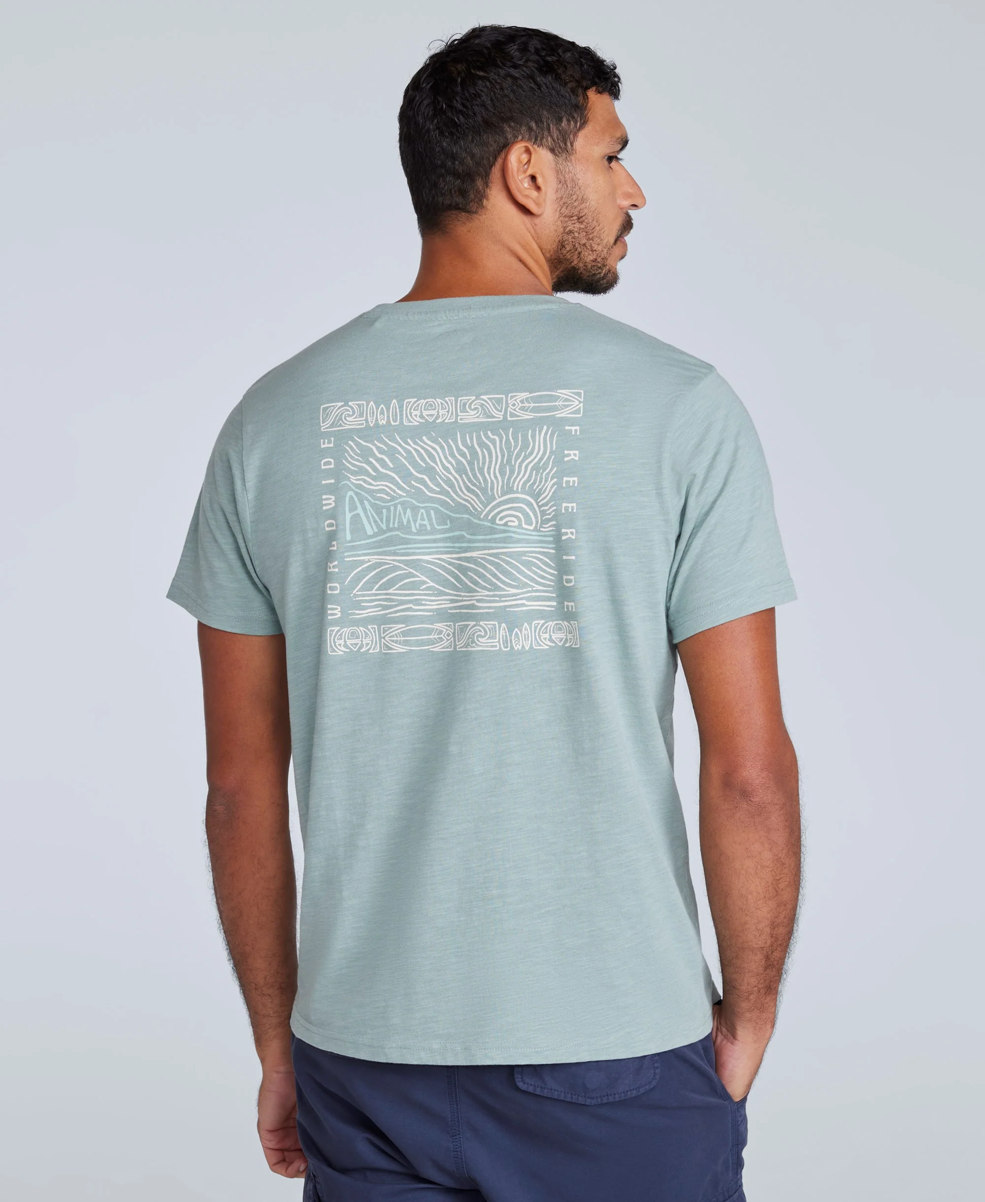 Jacob Mens T-Shirt - Pale Green - Image 2