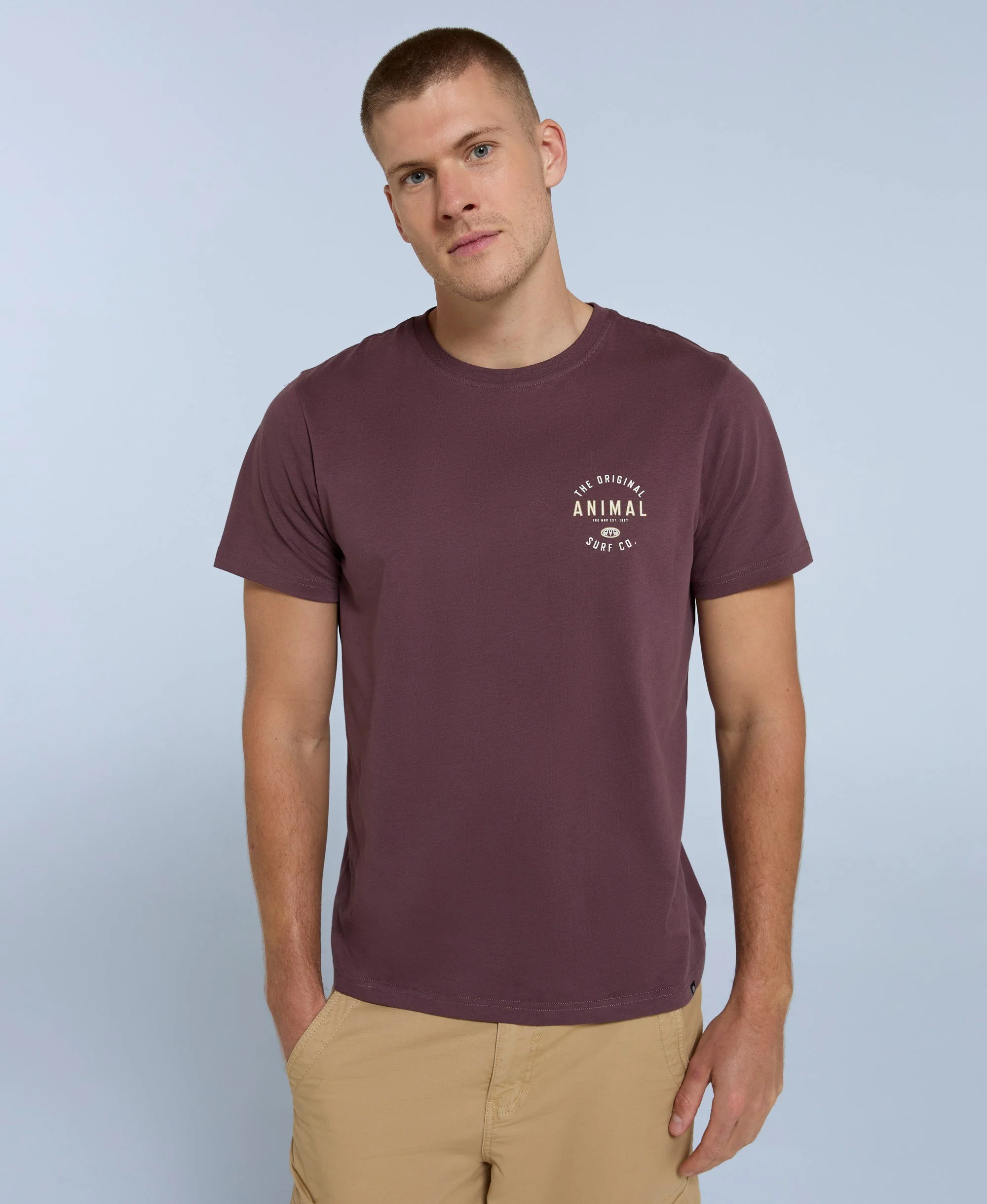 Jacob Mens T-Shirt - Burgundy