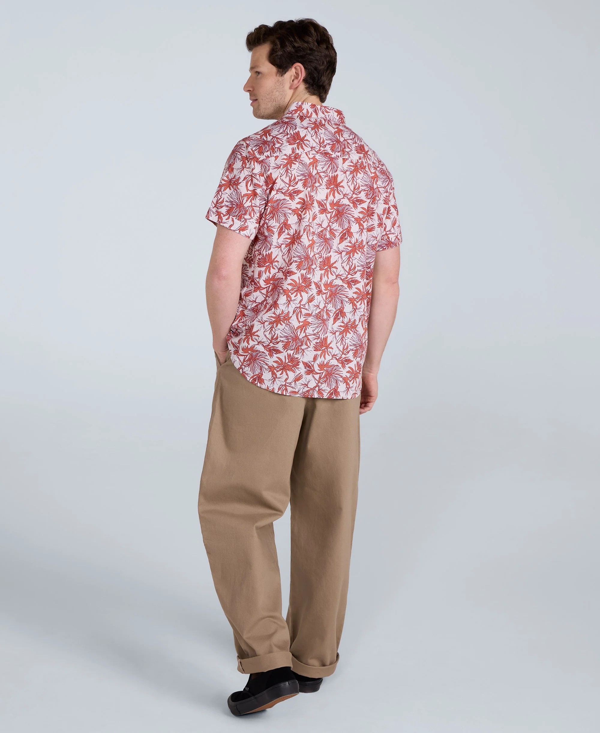 Jamie Mens Shirt - Beige - Image 4