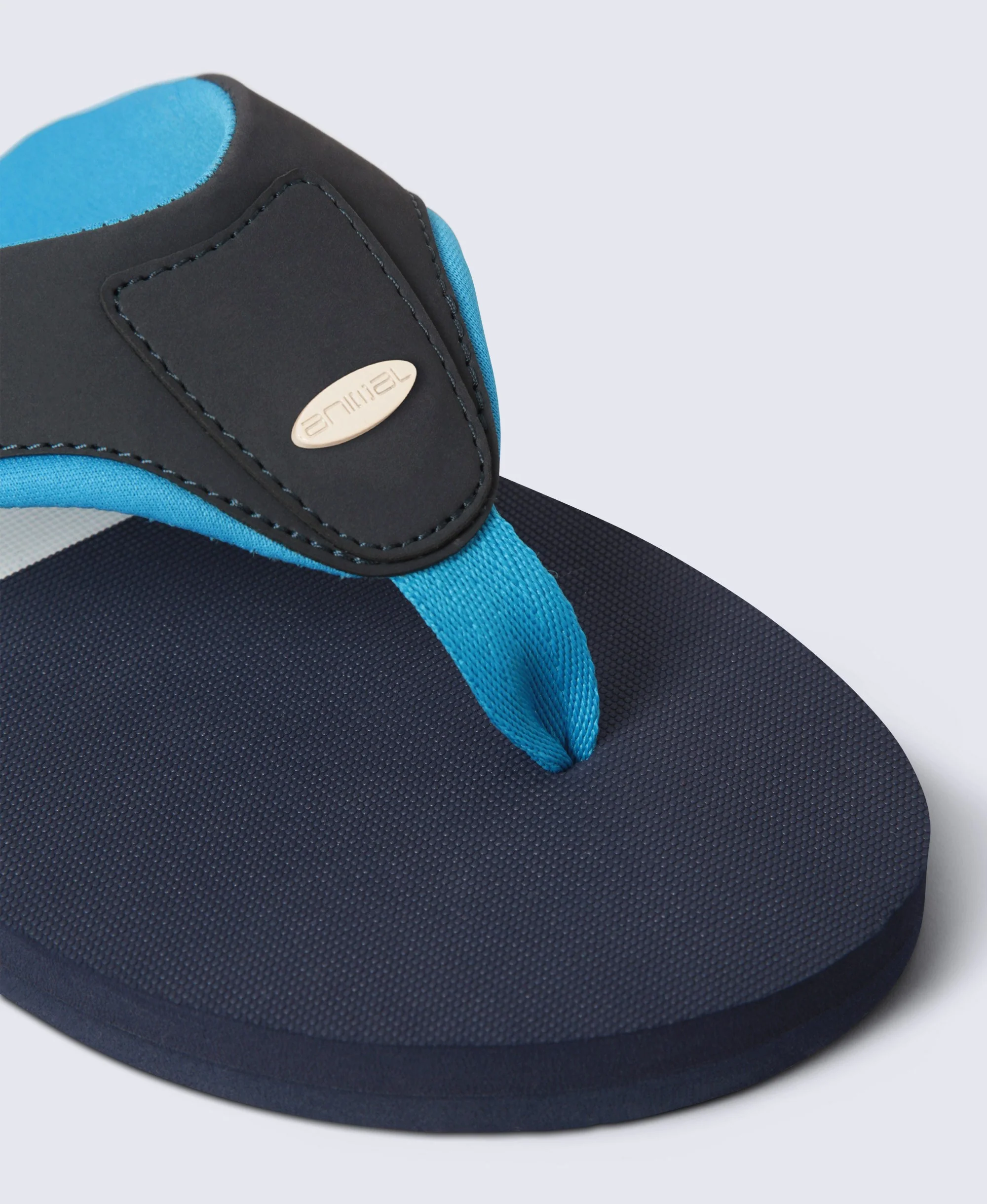 Jekyl Mens Flip-Flops - Blue - Image 15