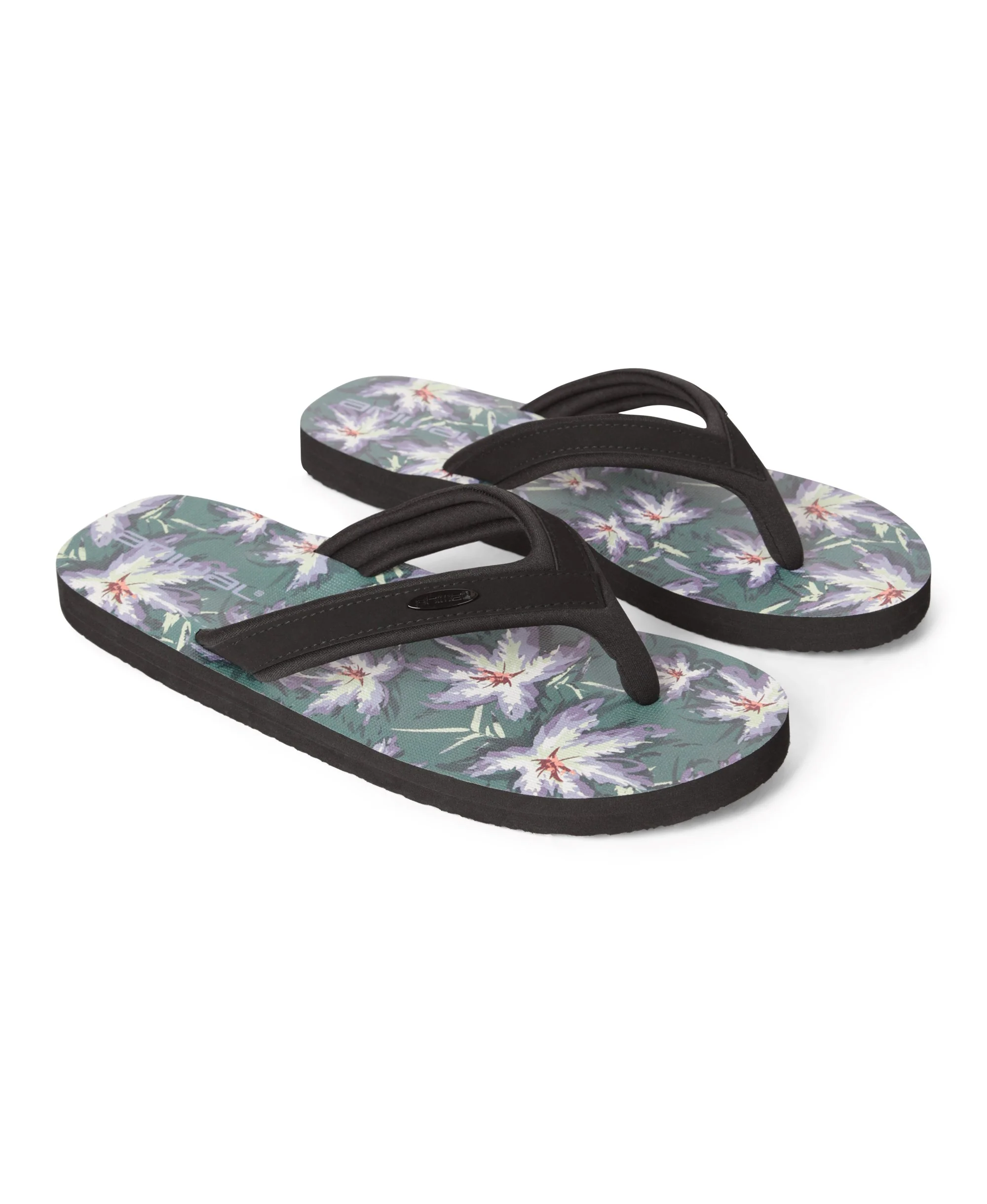 Jekyl Mens Flip-Flops - Dark Green - Image 6