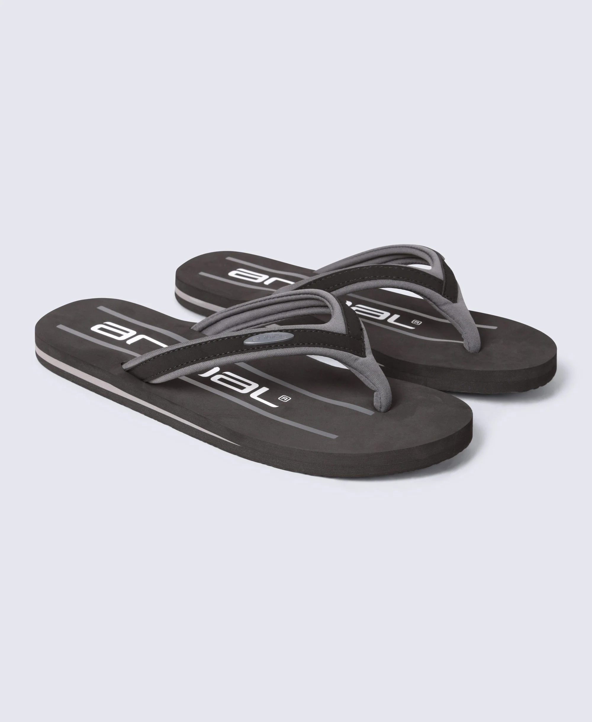 Jekyl Mens Flip-Flops - Grey
