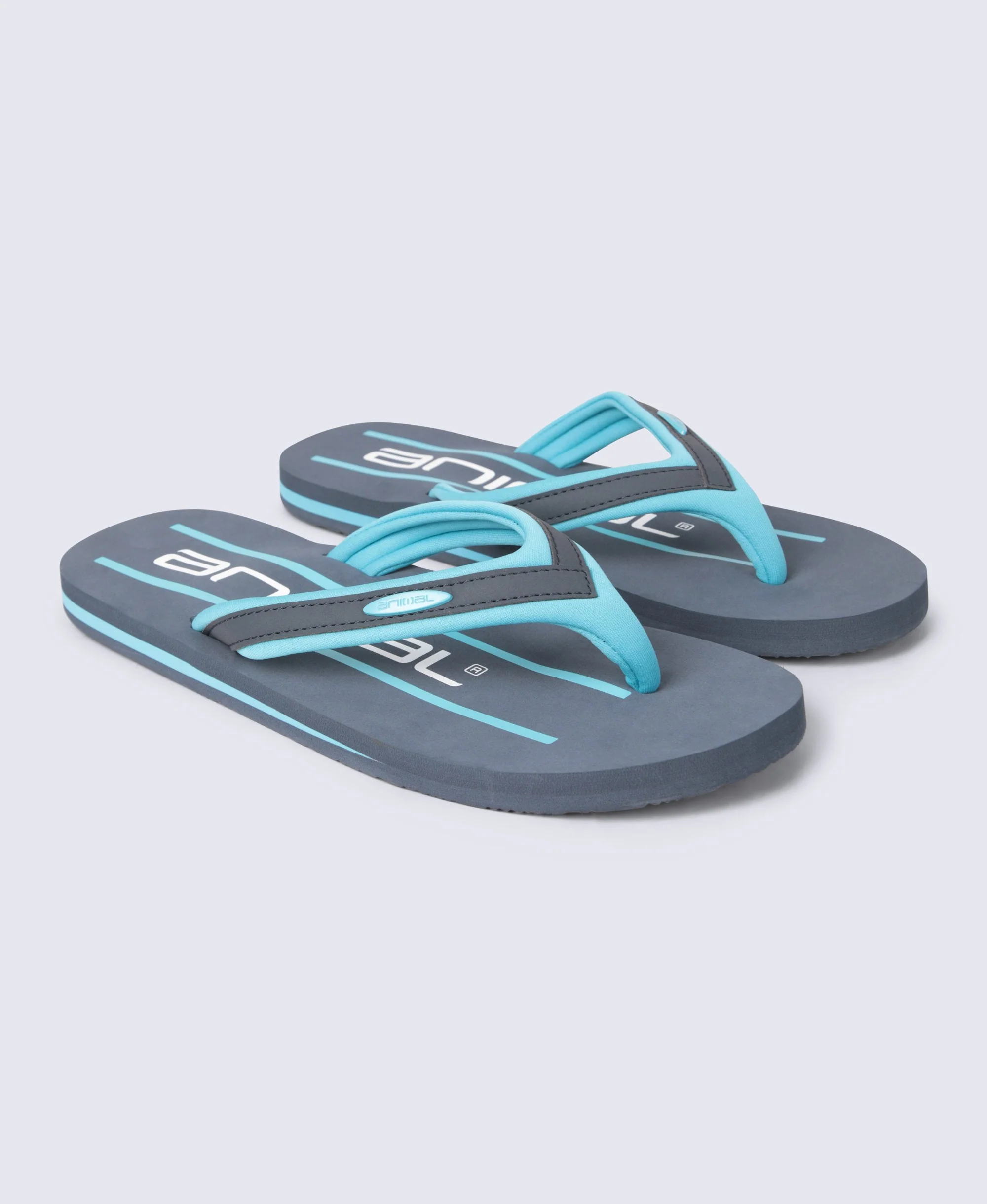Jekyl Mens Flip-Flops - Light Blue