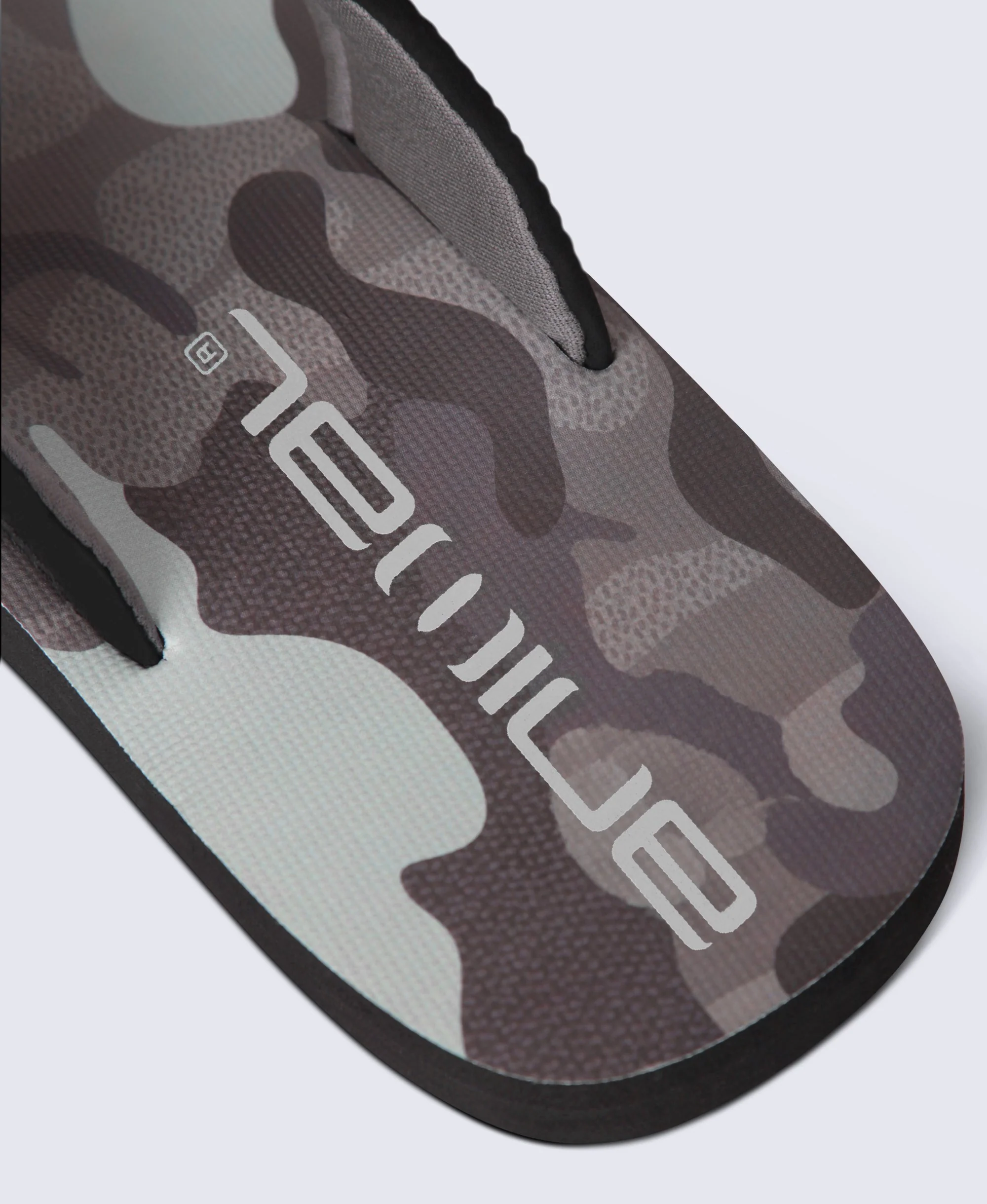 Jekyl Mens Flip-Flops - Medium Grey - Image 11