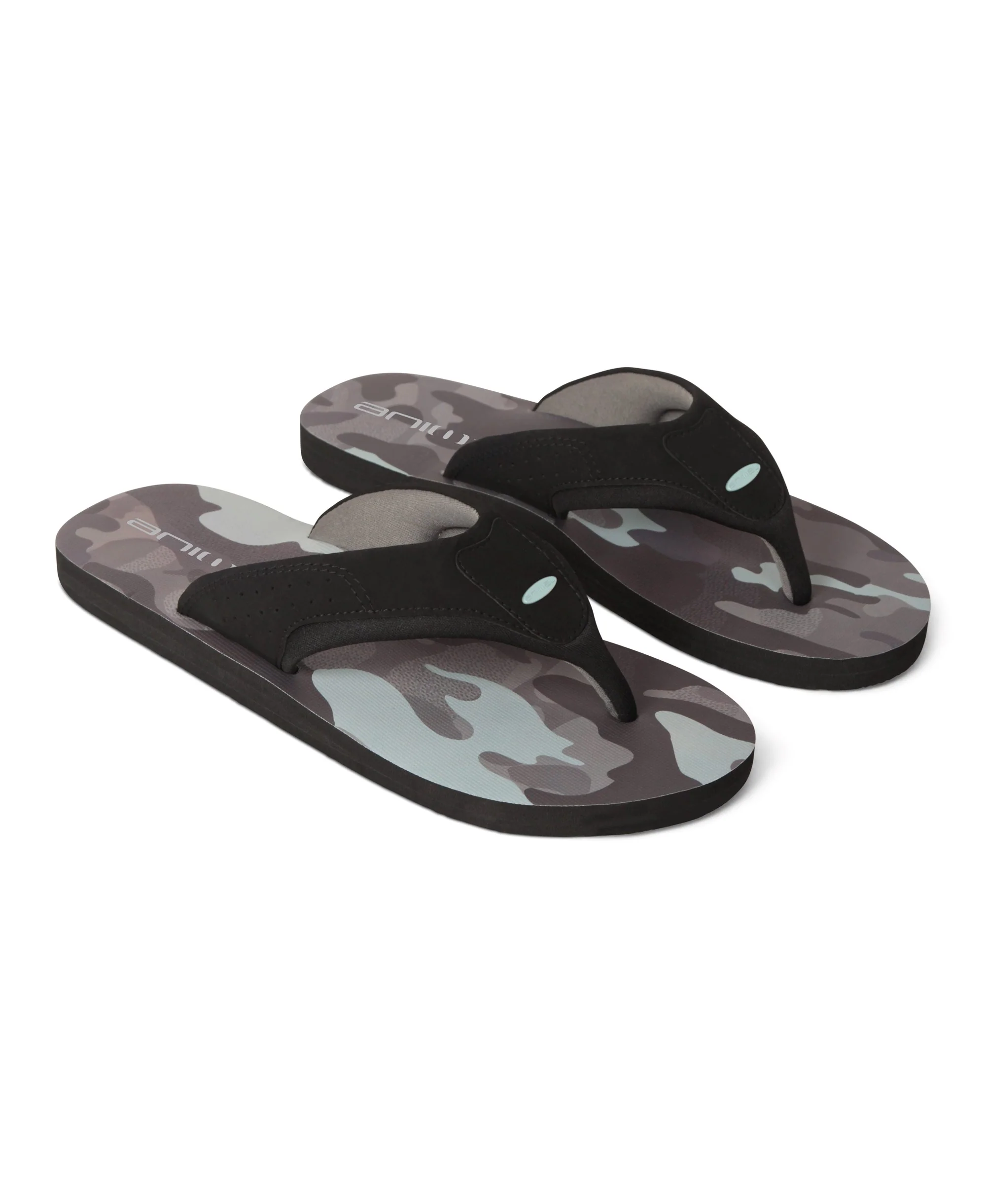 Jekyl Mens Flip-Flops - Medium Grey - Image 15