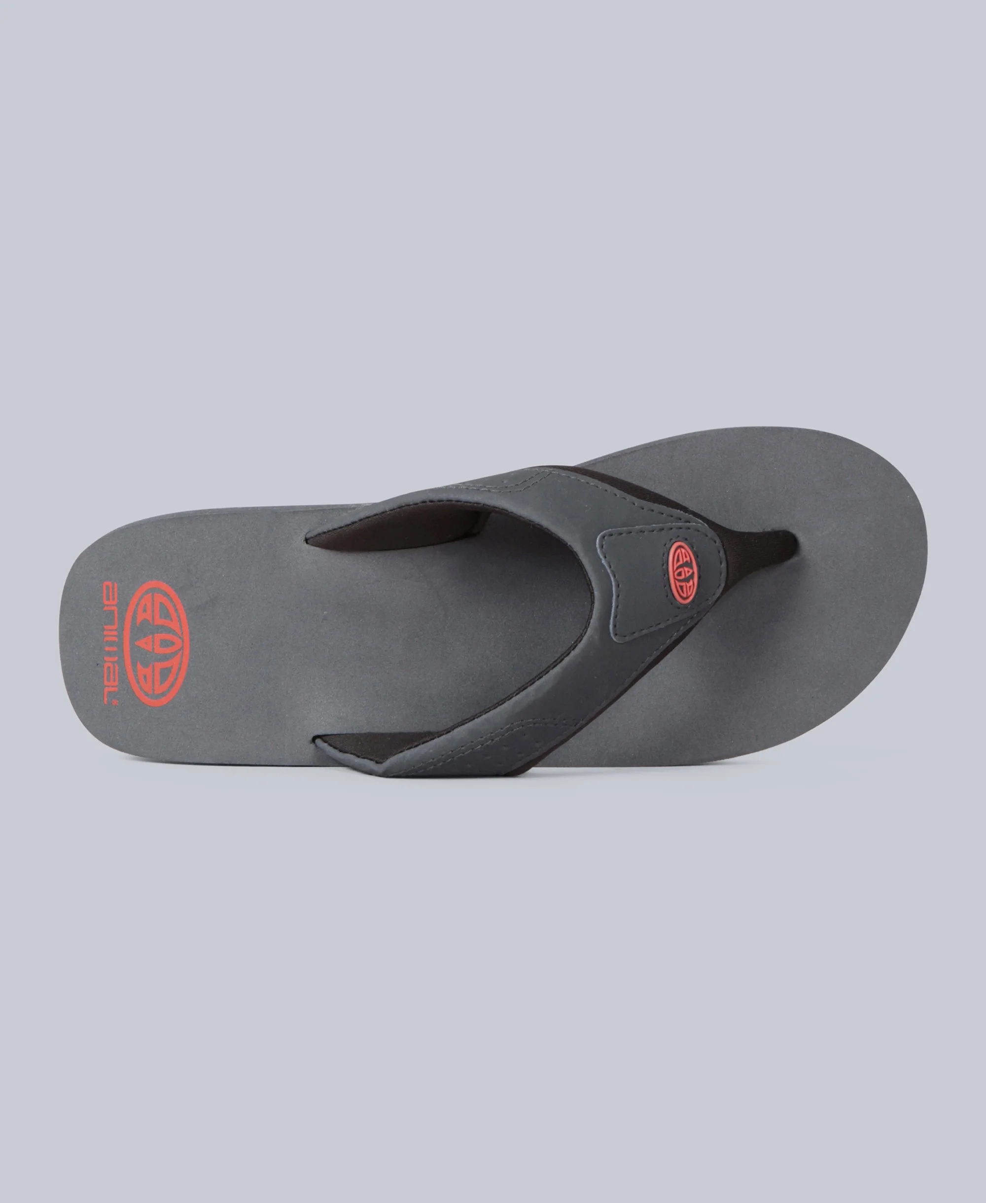 Jekyl Mens Flip-Flops - Asphalt - Image 7