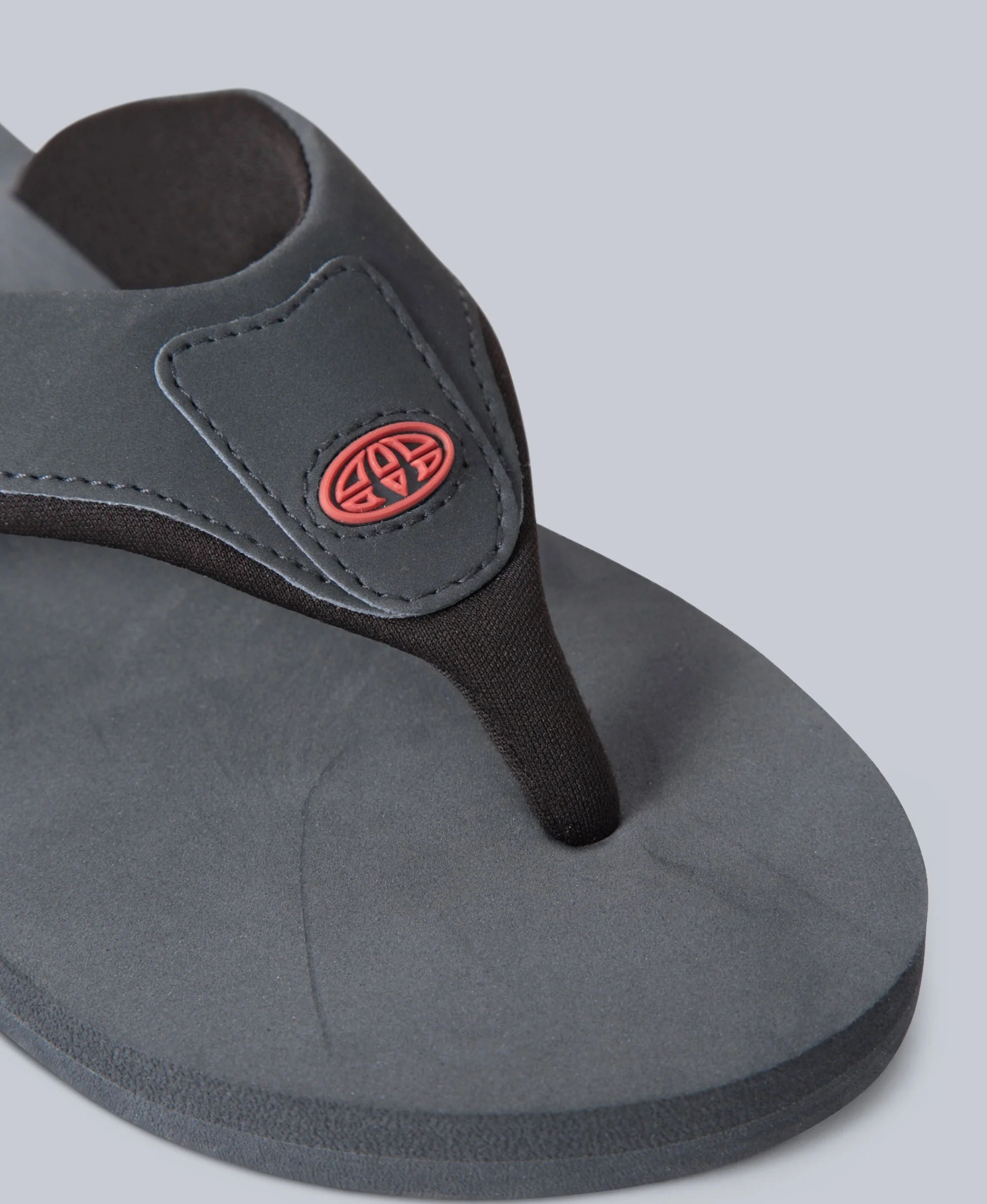 Jekyl Mens Flip-Flops - Asphalt - Image 9