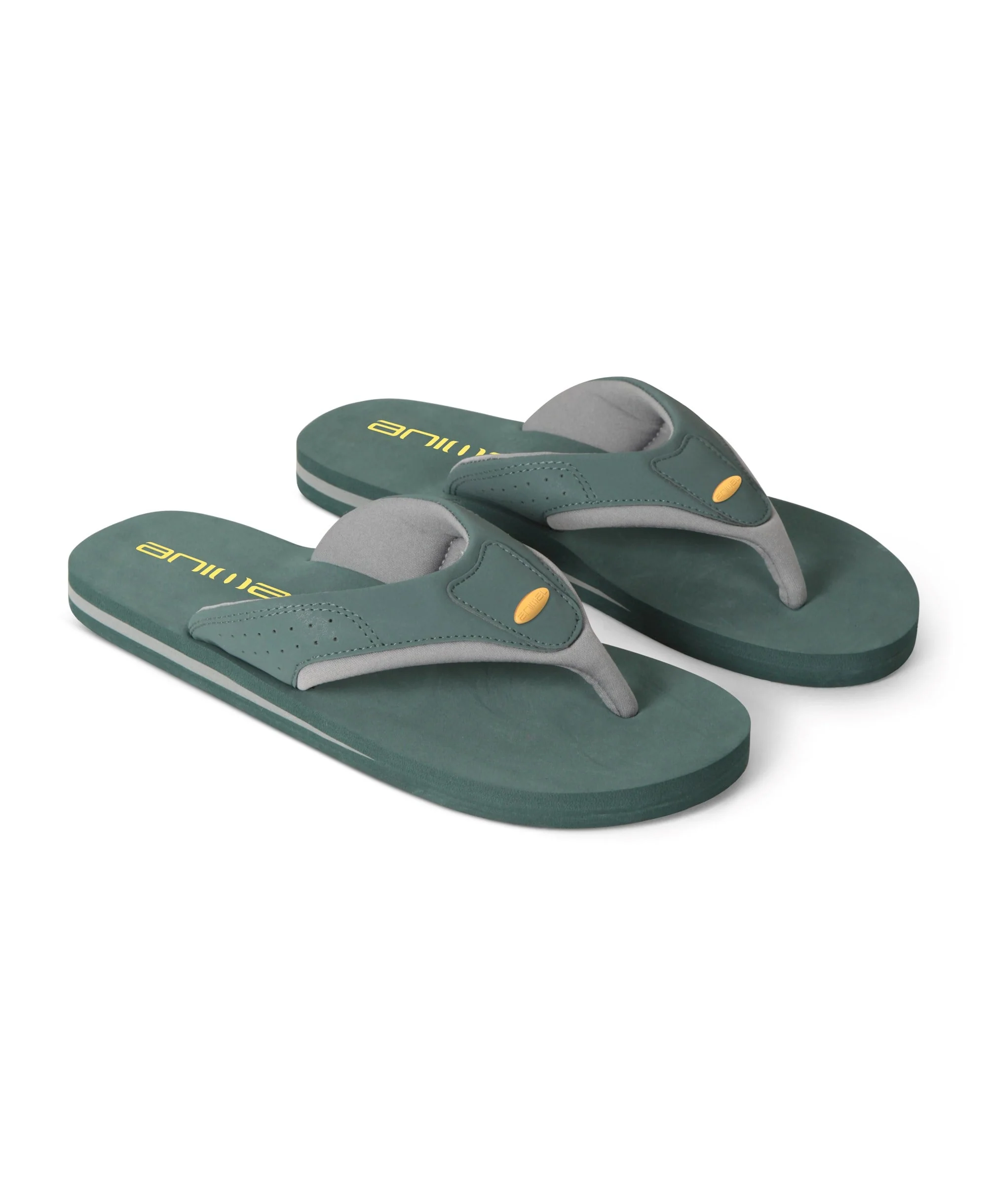 Jekyl Mens Flip-Flops - Green - Image 11