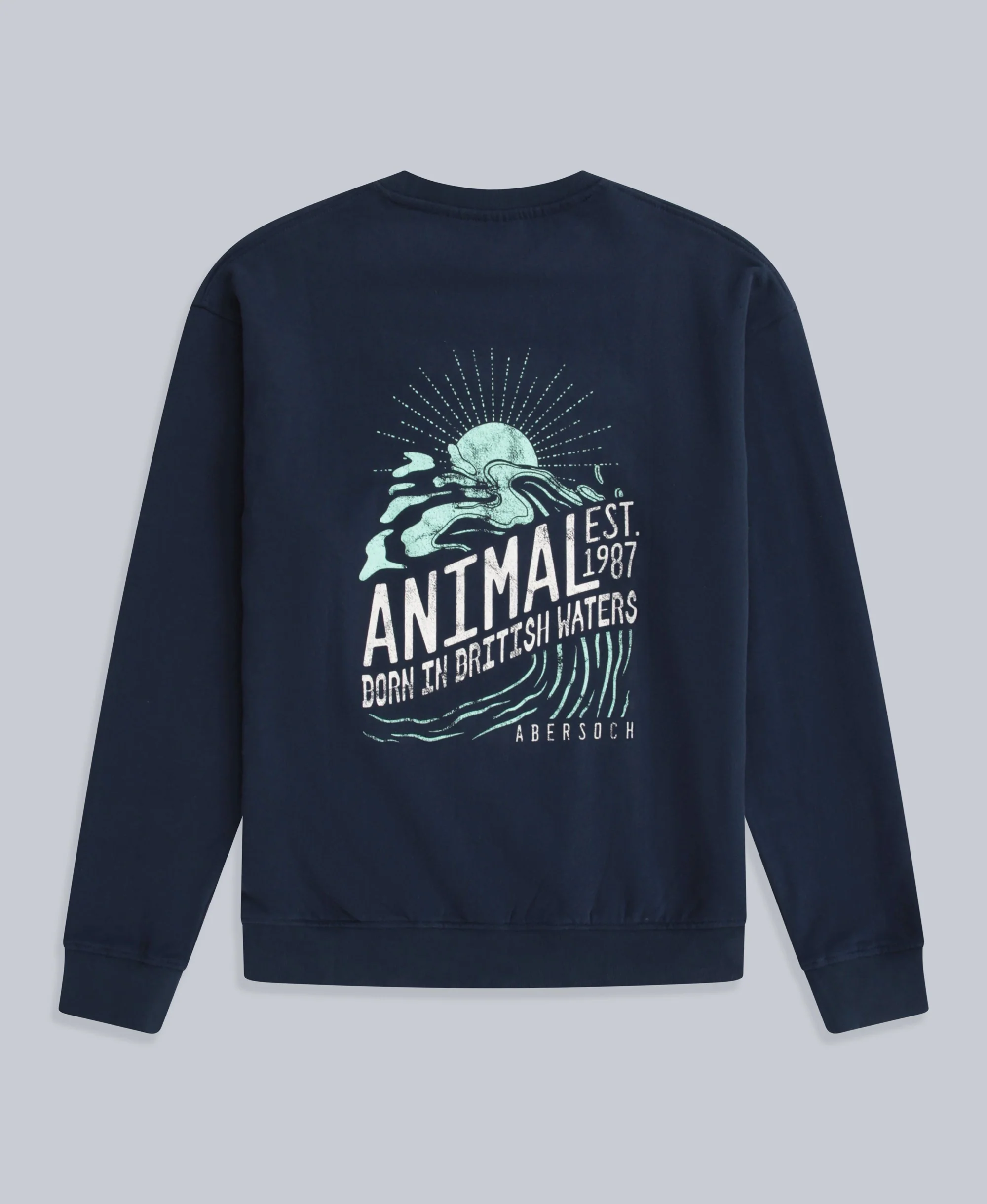 Jonah Mens Abersoch Sweatshirt - Navy - Image 2