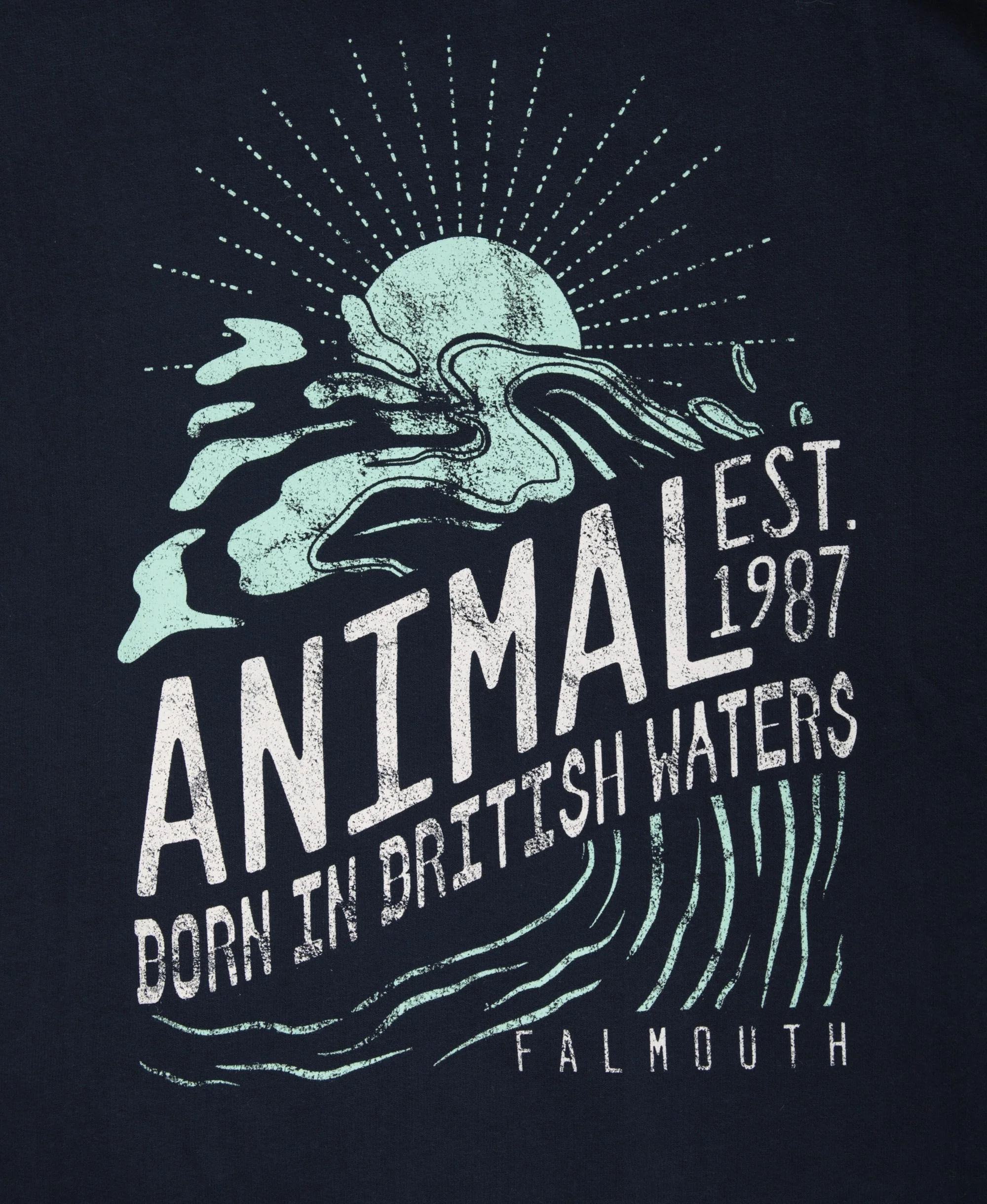 Jonah Mens Falmouth Sweatshirt - Navy - Image 4