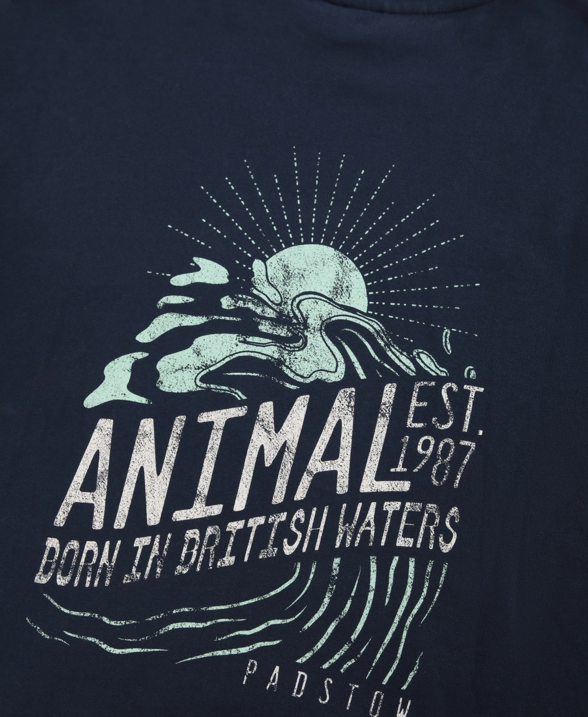 Jonah Mens Padstow Sweatshirt - Navy - Image 4