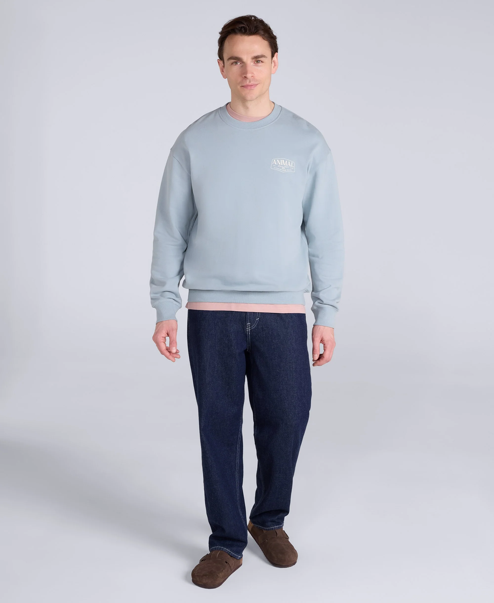 Jonah Mens Sweatshirt - Bright Blue - Image 4