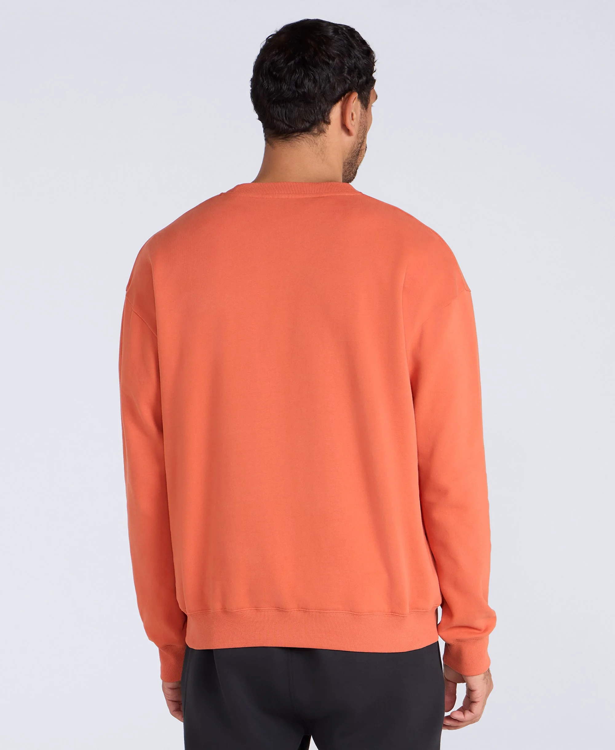 Jonah Mens Sweatshirt - Rust - Image 4