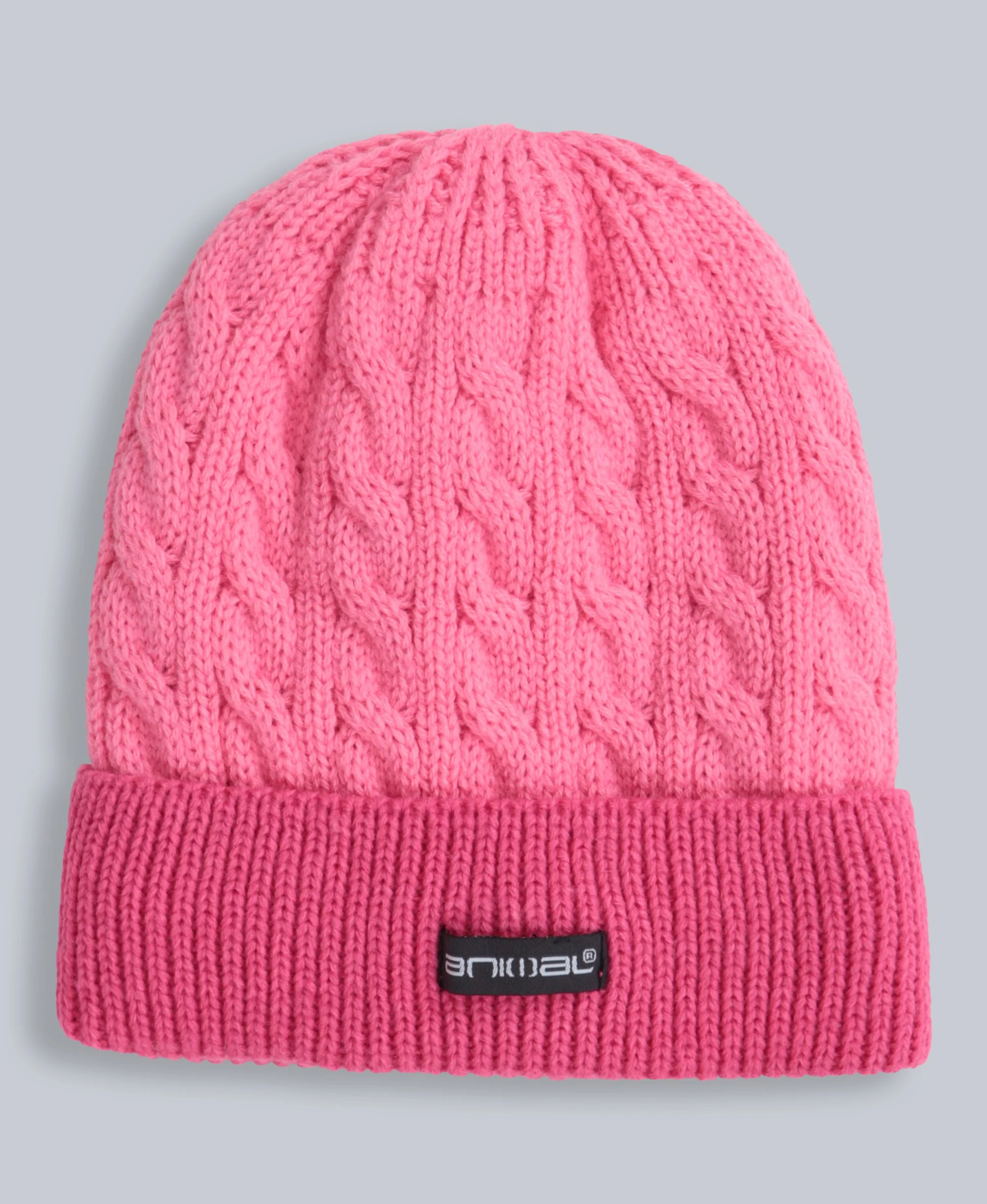 Kids Fur Lined Hat & Glove Set - Pink - Image 4