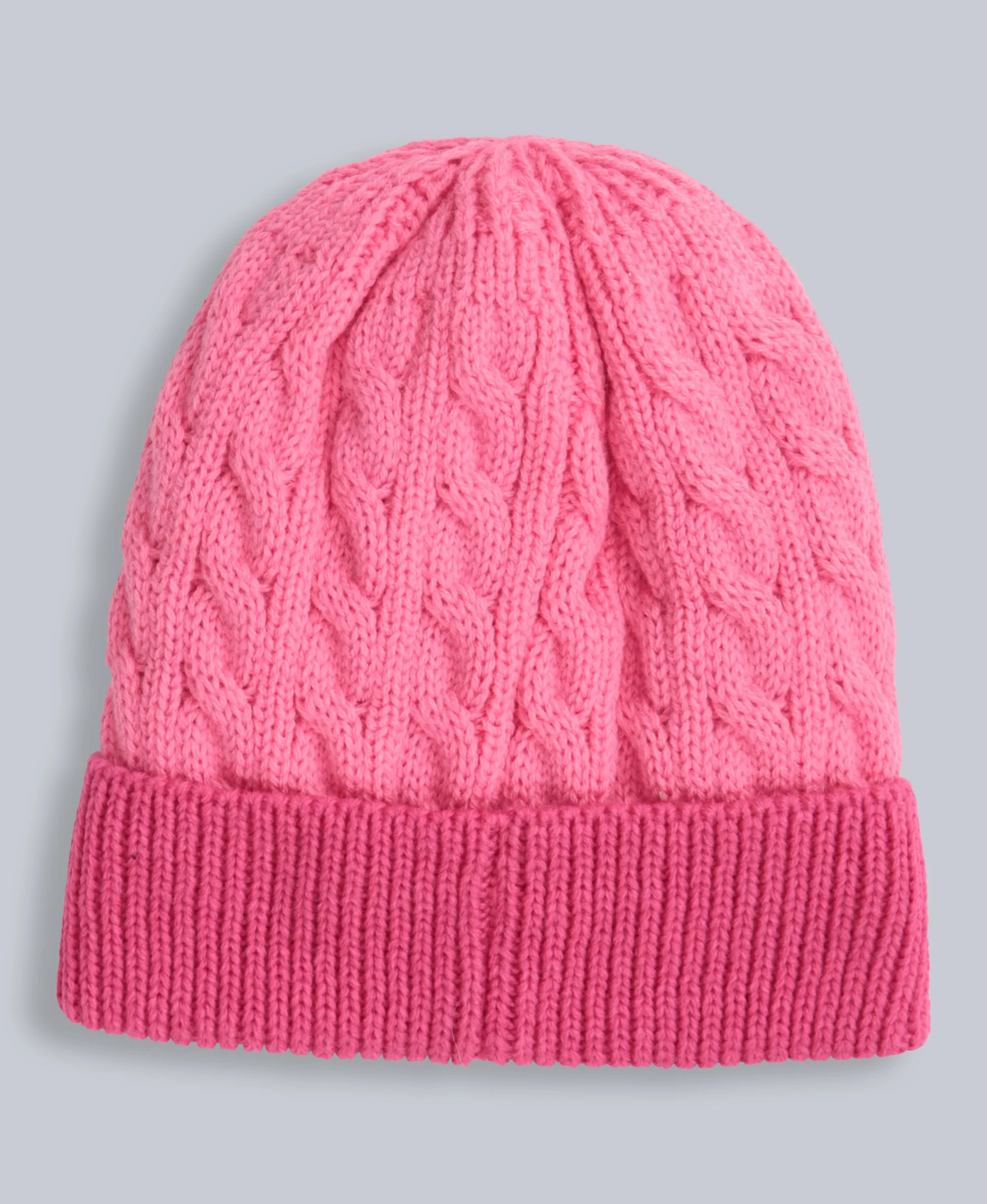 Kids Fur Lined Hat & Glove Set - Pink - Image 5