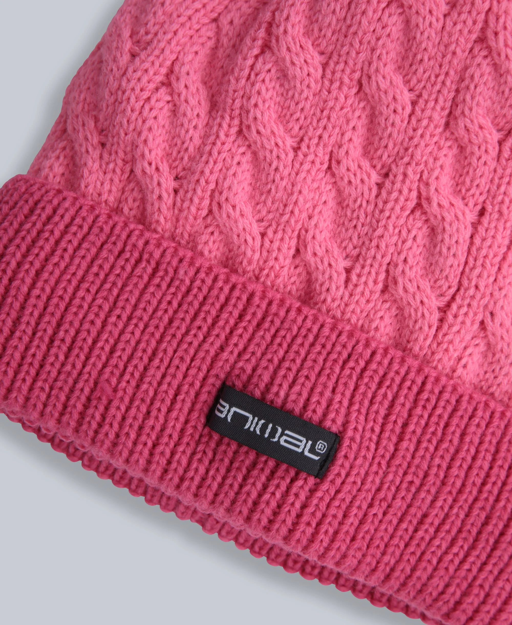 Kids Fur Lined Hat & Glove Set - Pink - Image 9