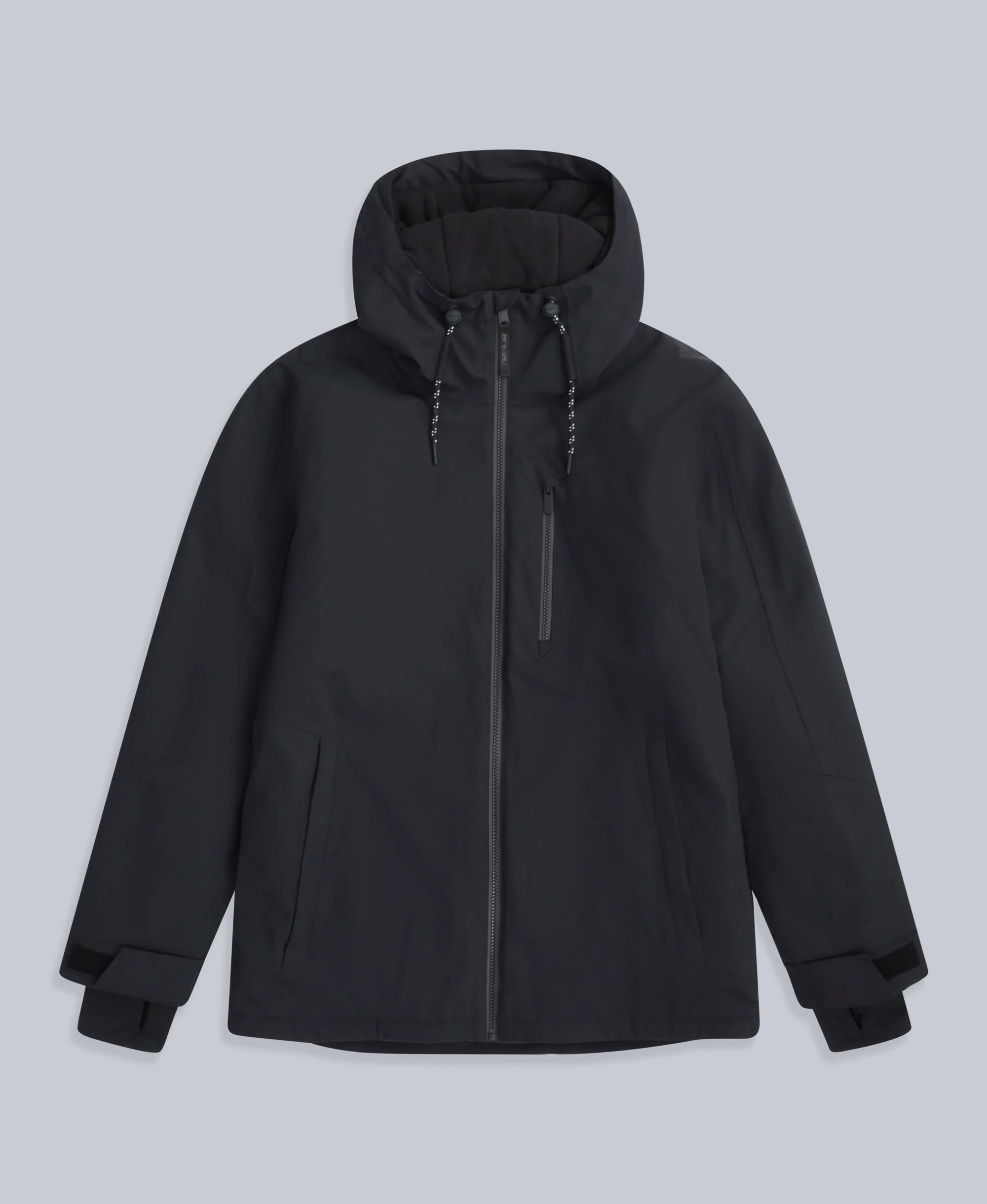Laxx Mens Logo Snow Jacket - Black - Image 7