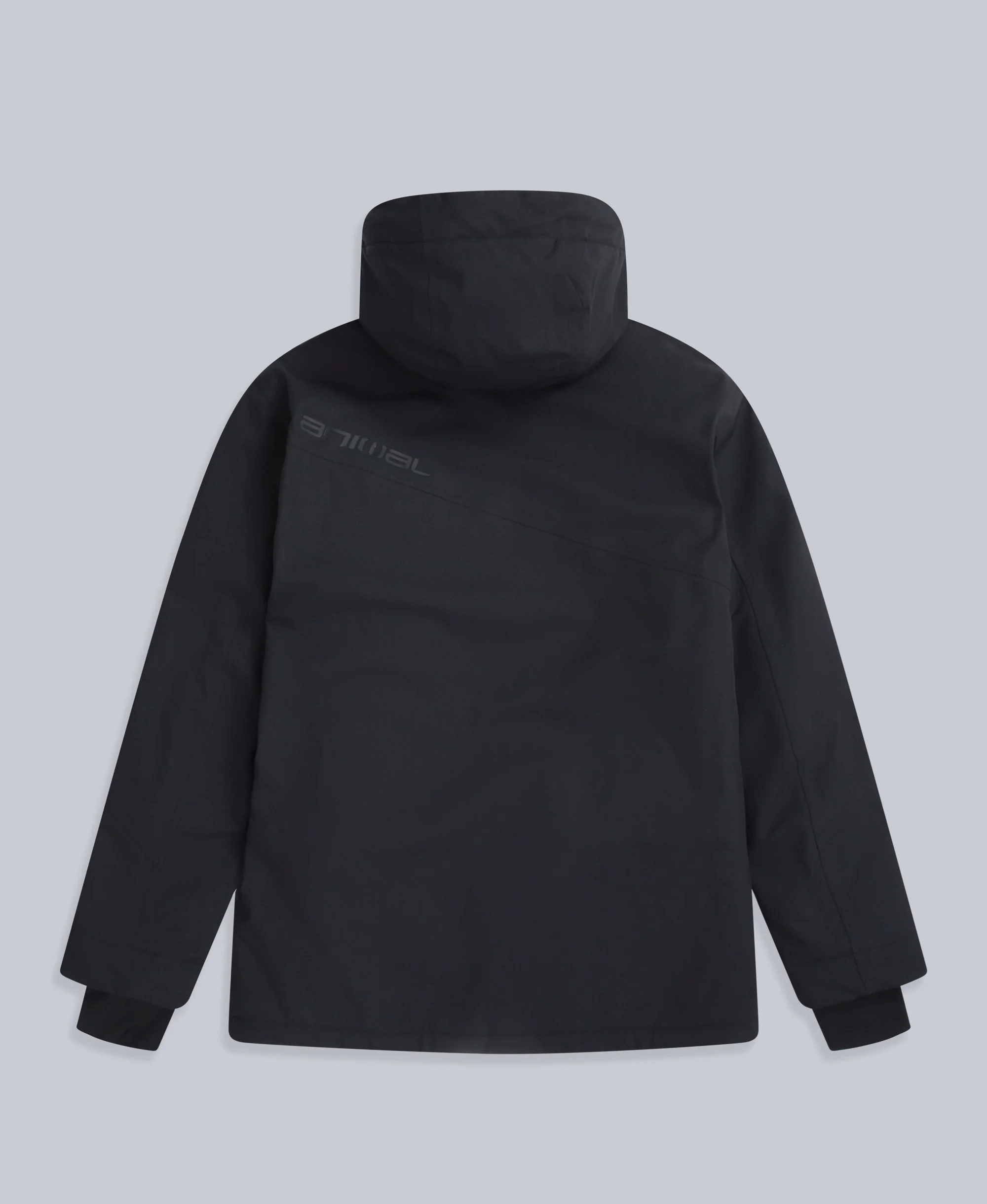 Laxx Mens Logo Snow Jacket - Black - Image 8