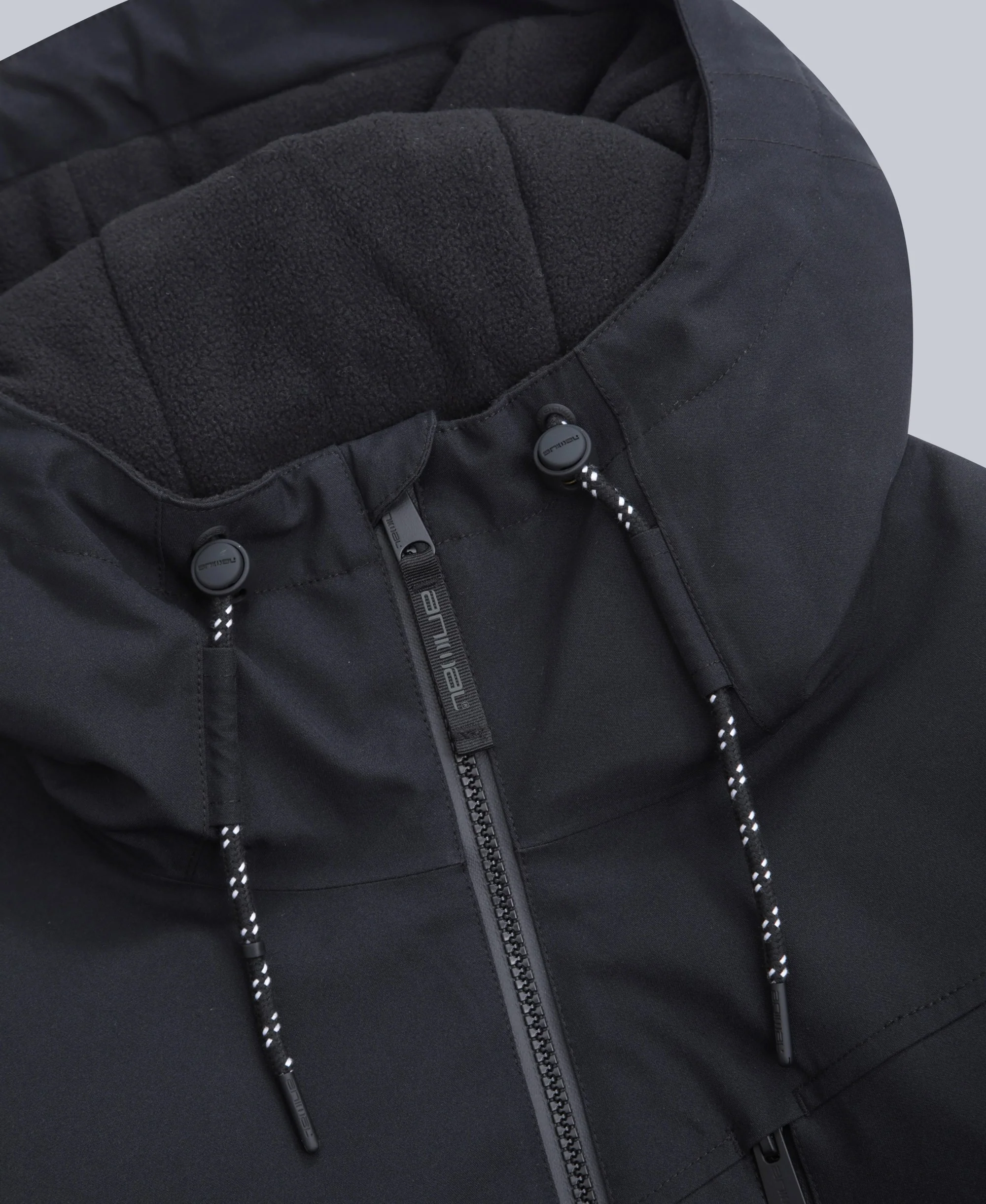 Laxx Mens Logo Snow Jacket - Black - Image 9