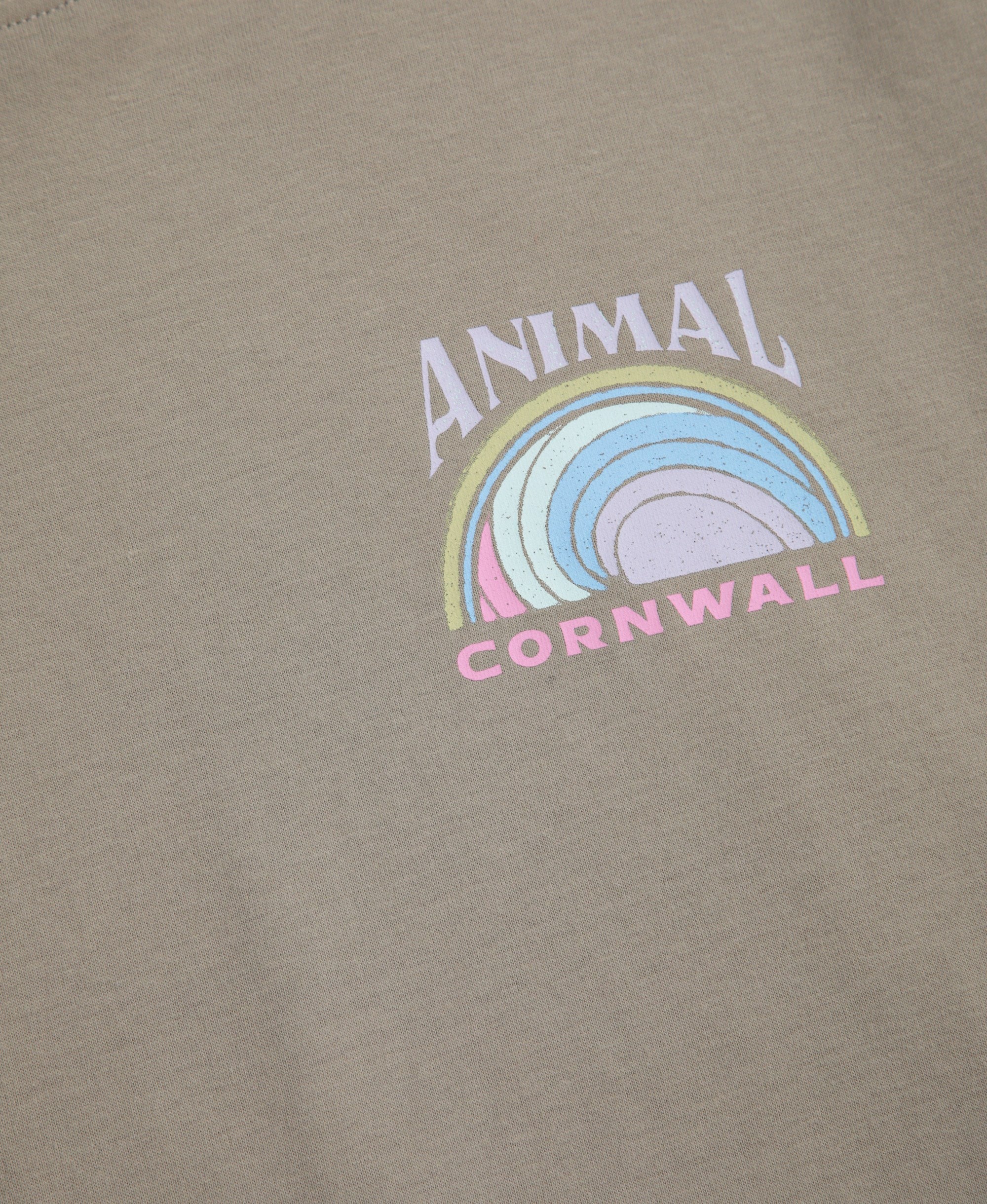 Leena Womens Cornwall T-Shirt - Khaki - Image 3