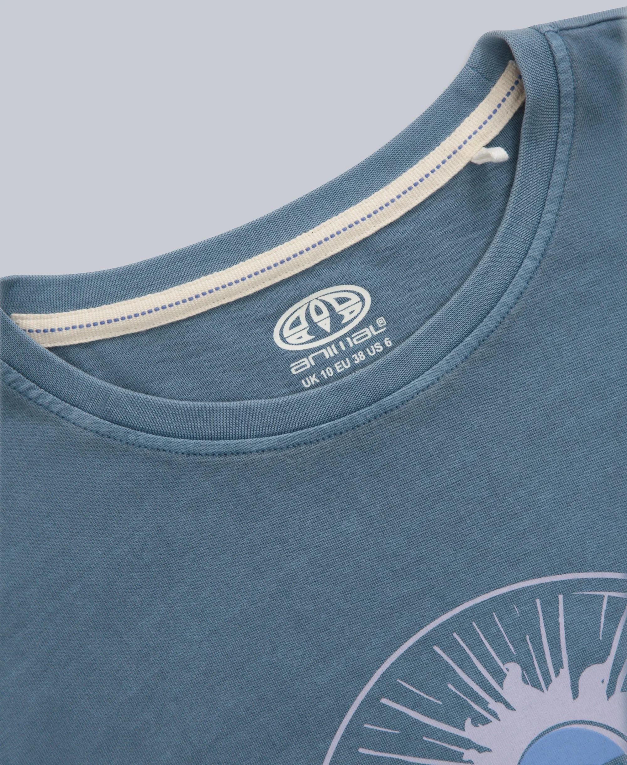 Leena Womens T-Shirt - Corn Blue - Image 6