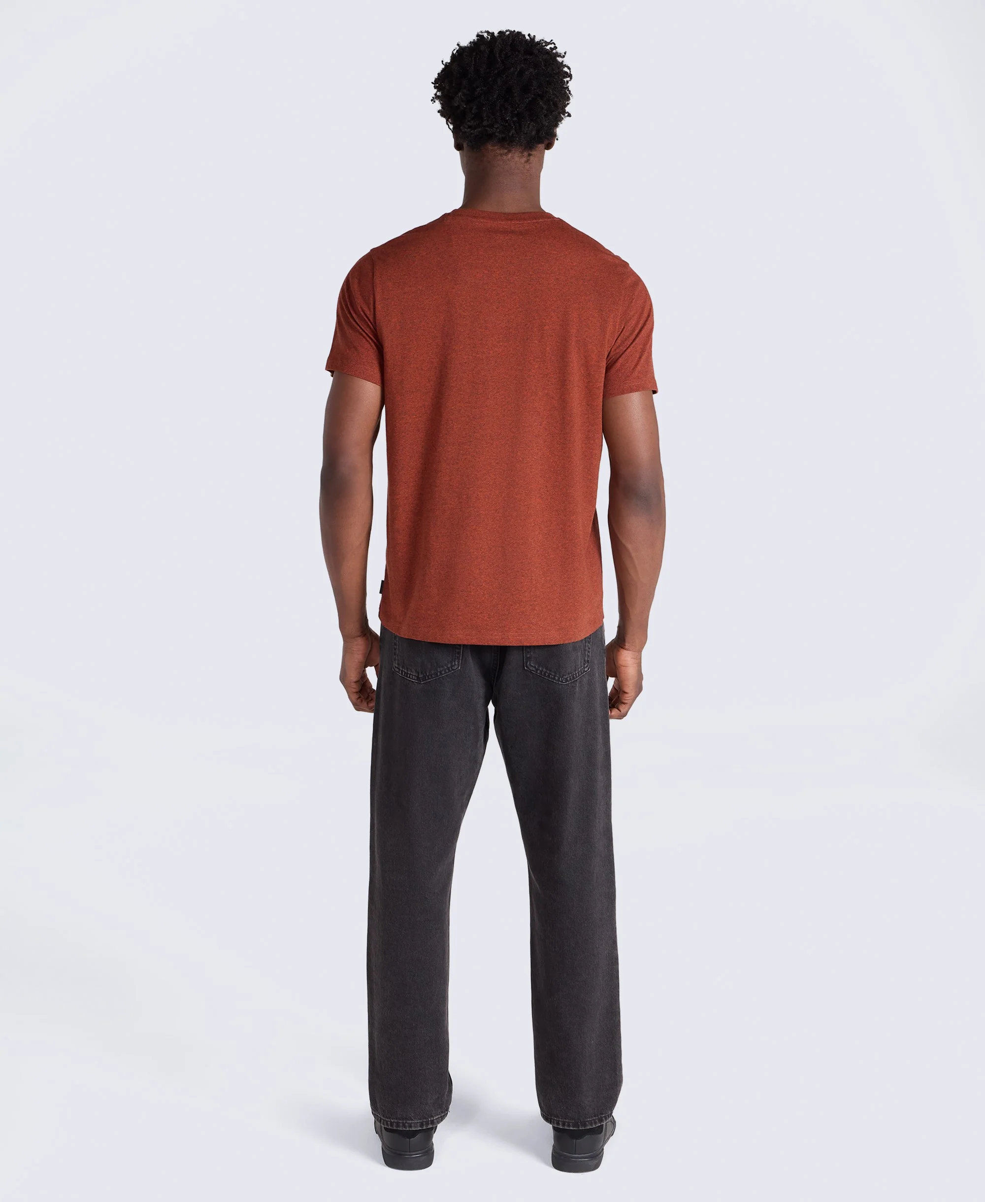 Leon Mens Relaxed T-Shirt - Red - Image 5
