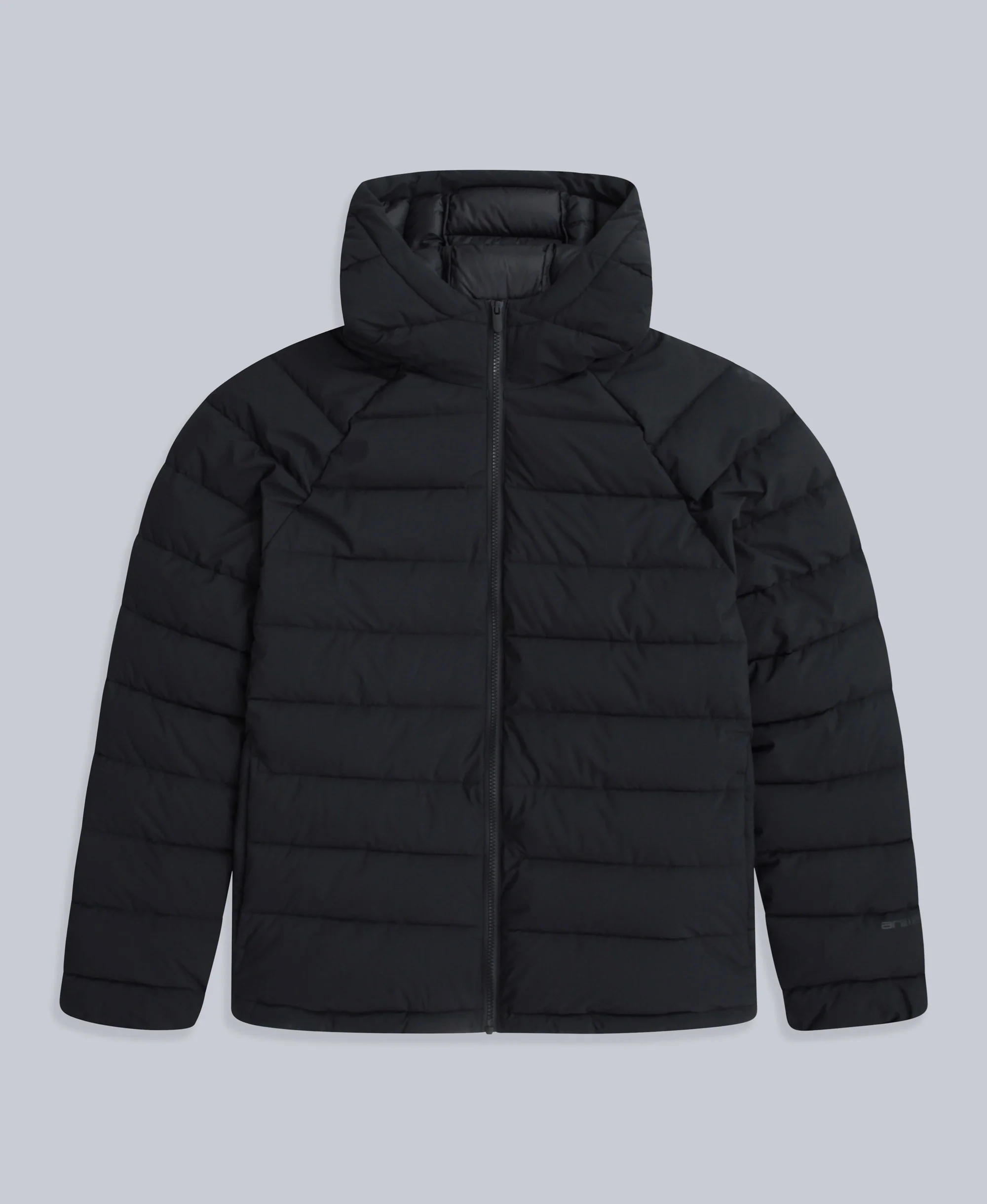 Light Cloud Cosi Hooded Mens Padded Jacket - Black - Image 7