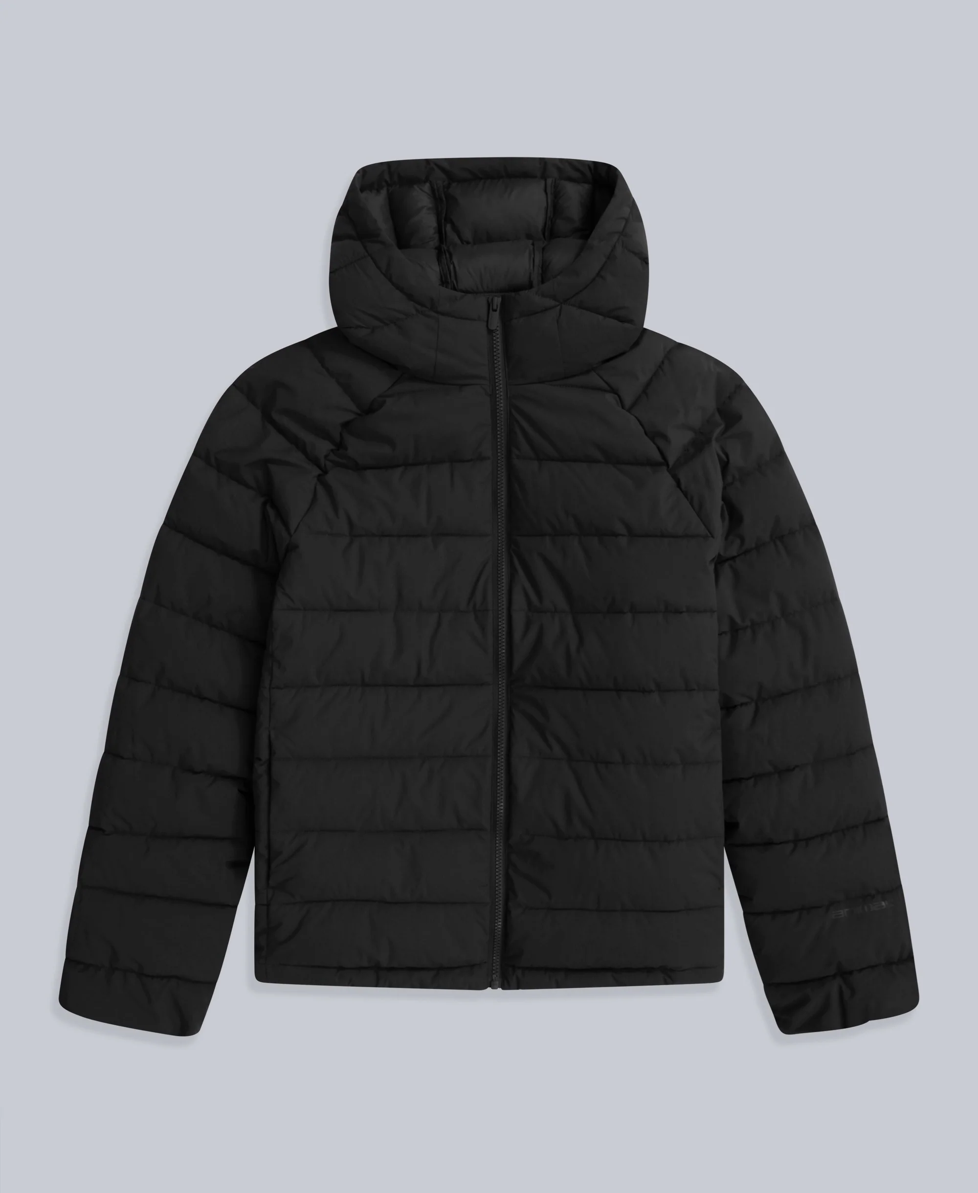 Light Cloud Cosi Hooded Womens Padded Jacket - Jet Black - Image 6