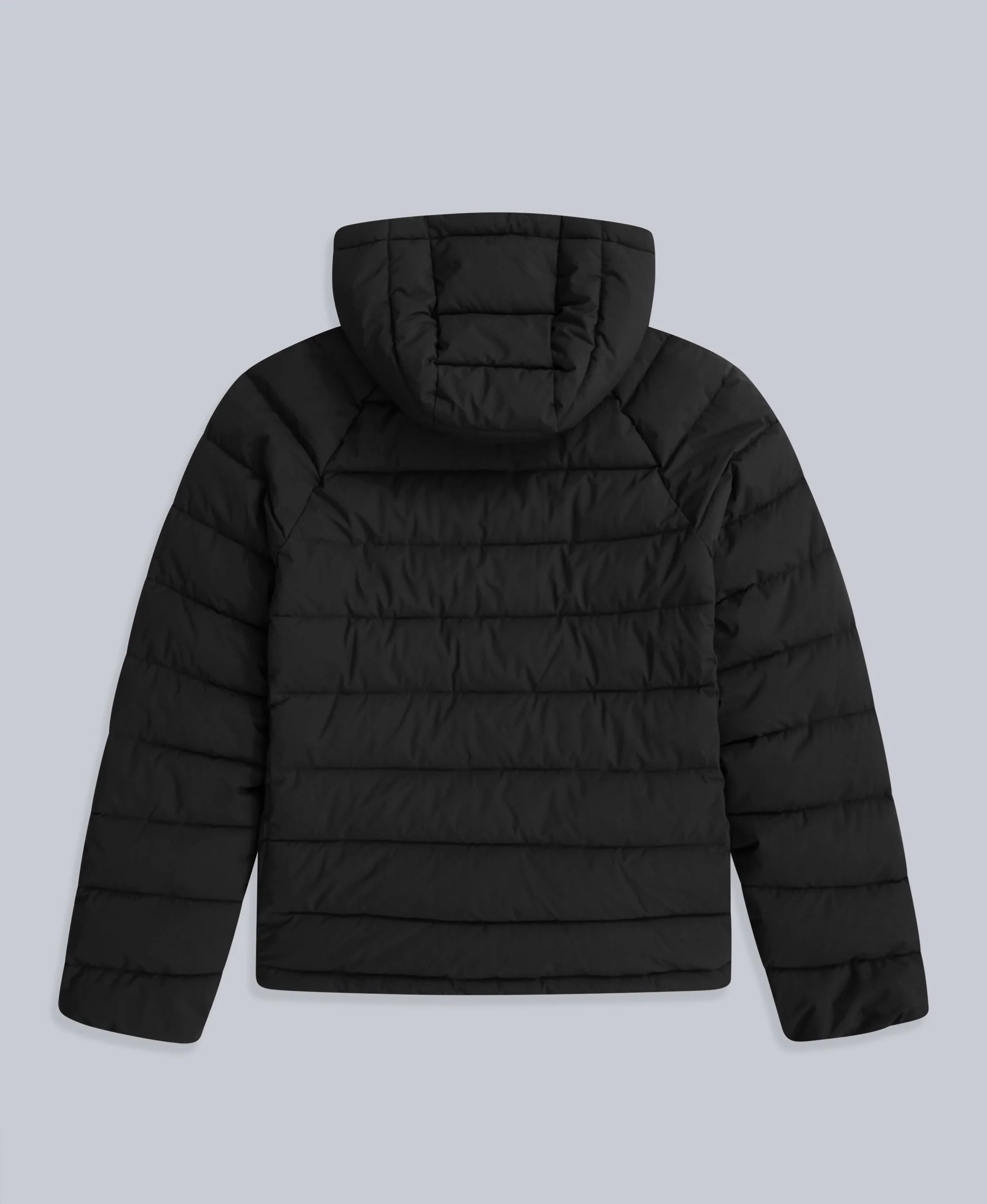 Light Cloud Cosi Hooded Womens Padded Jacket - Jet Black - Image 7