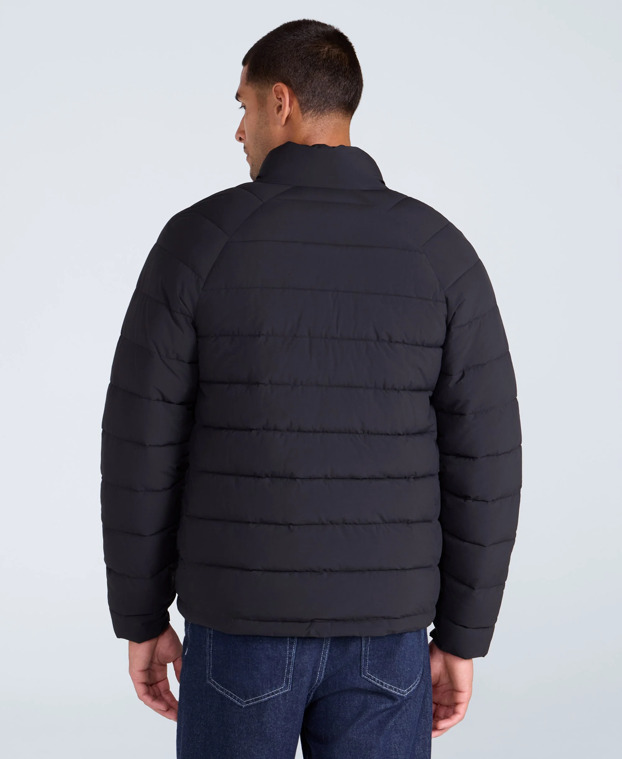 Light Cosi Mens Padded Jacket - Black - Image 3