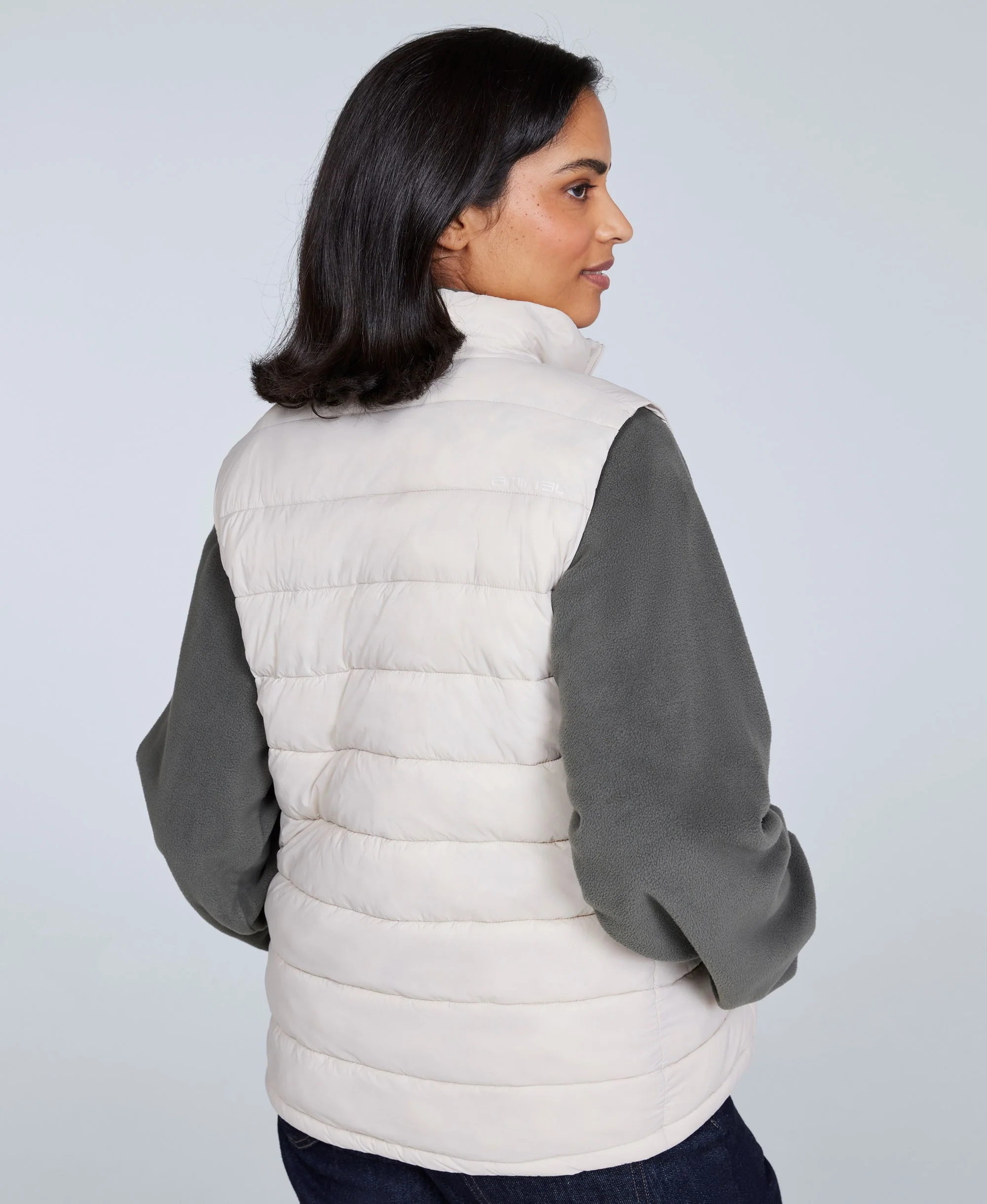 Light Cosi Womens Gilet - Beige - Image 3