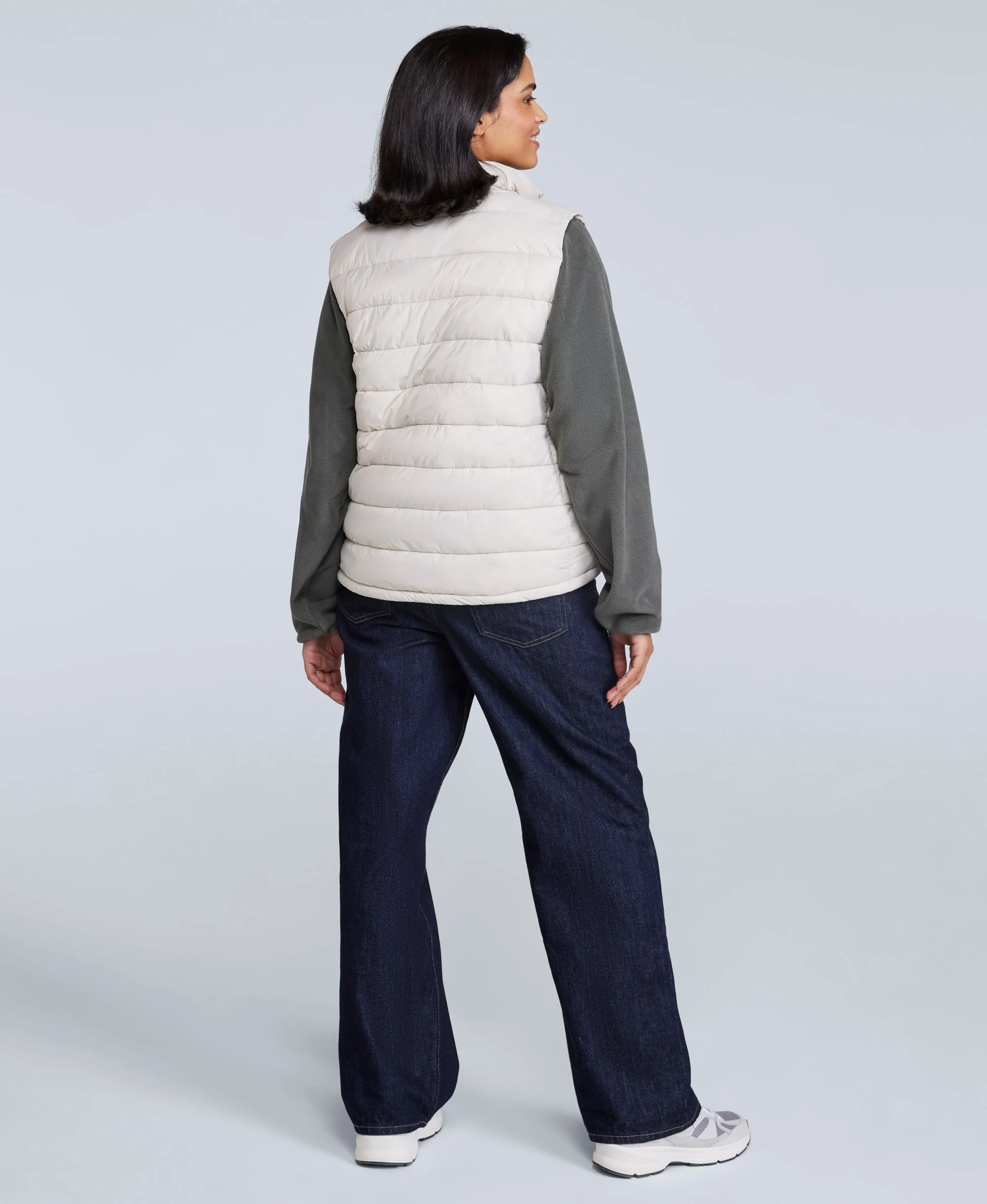 Light Cosi Womens Gilet - Beige - Image 4