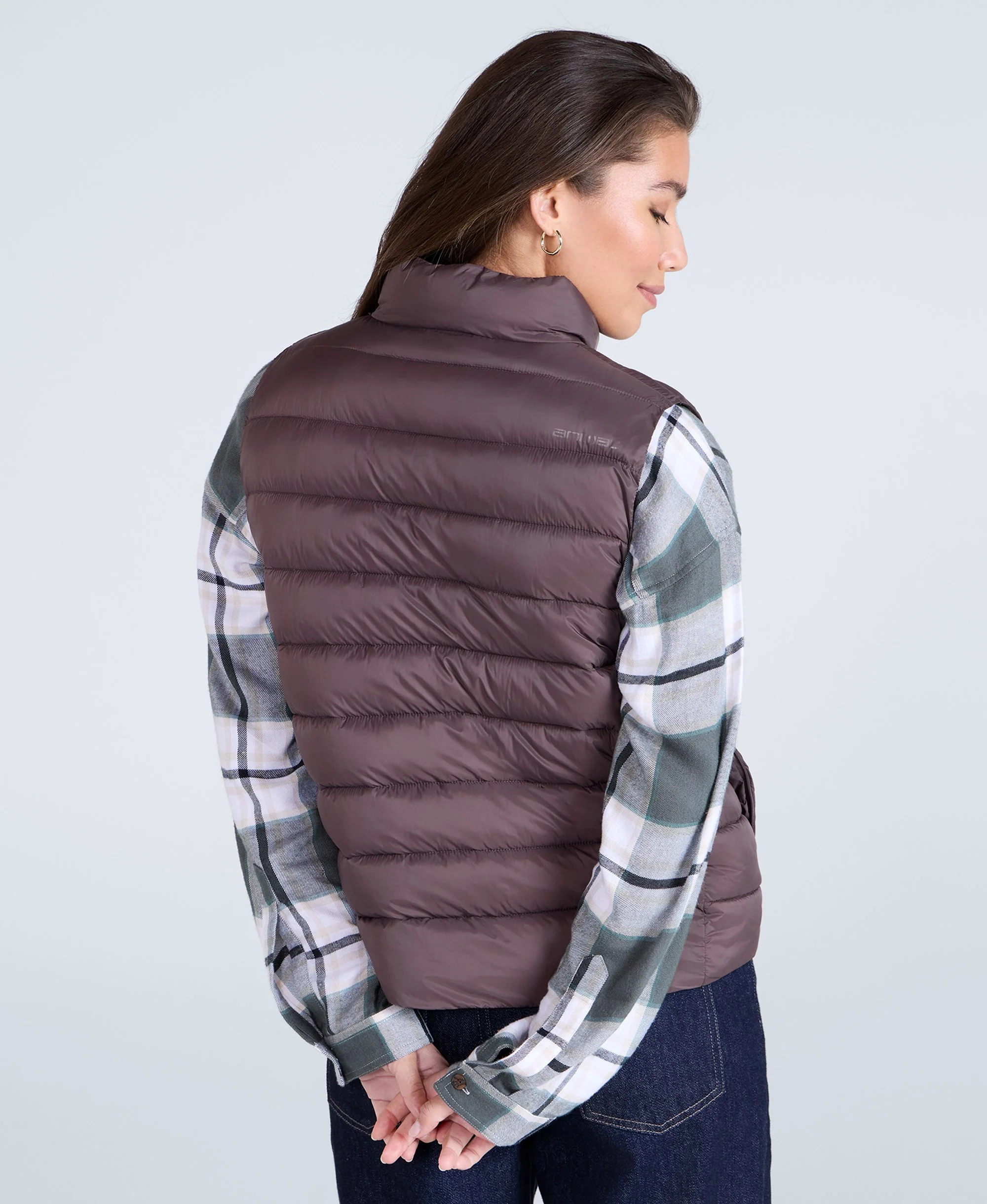 Light Cosi Womens Gilet - Dark Purple - Image 4