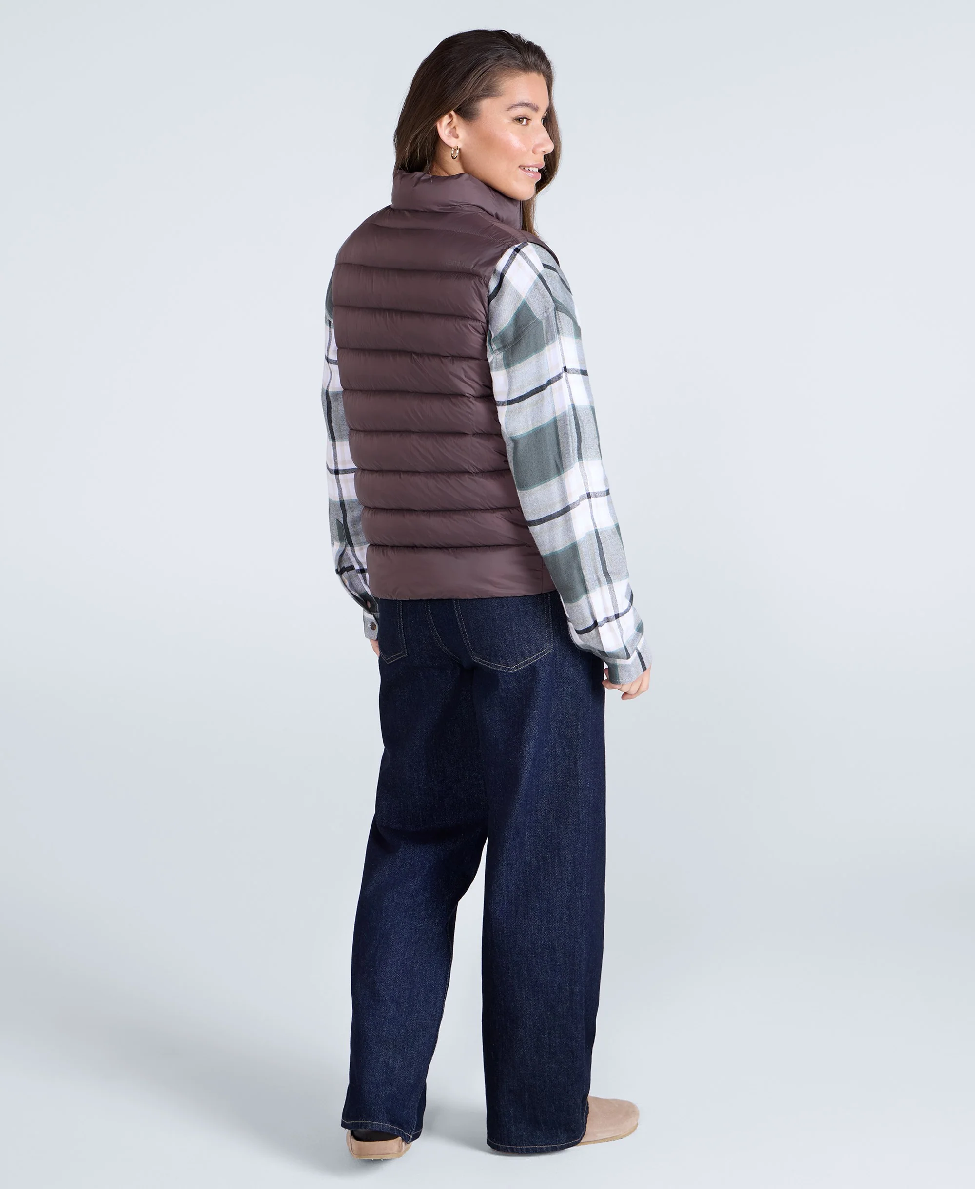 Light Cosi Womens Gilet - Dark Purple - Image 5