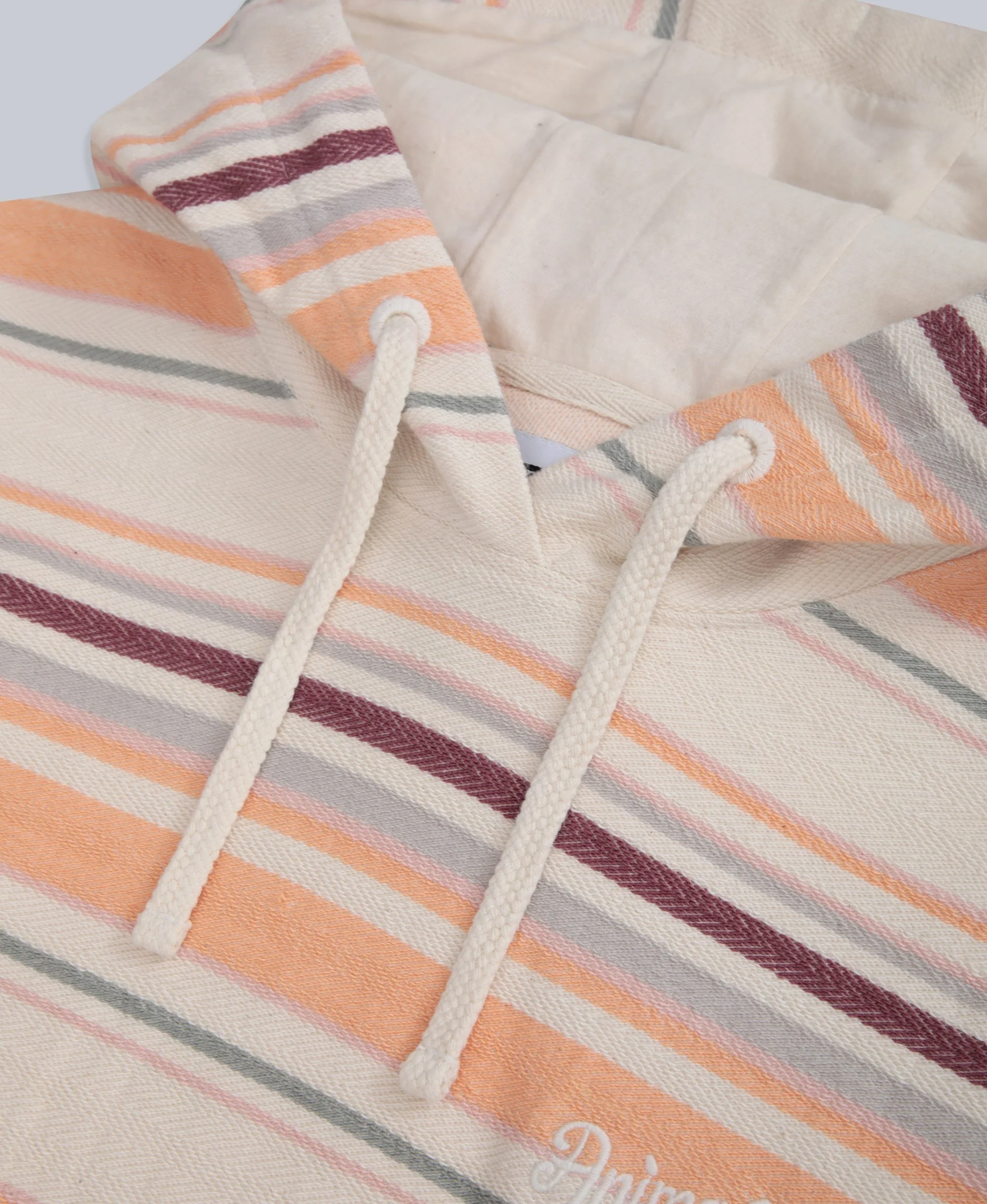 Lila Womens Beach Hoodie - Coral - Image 6