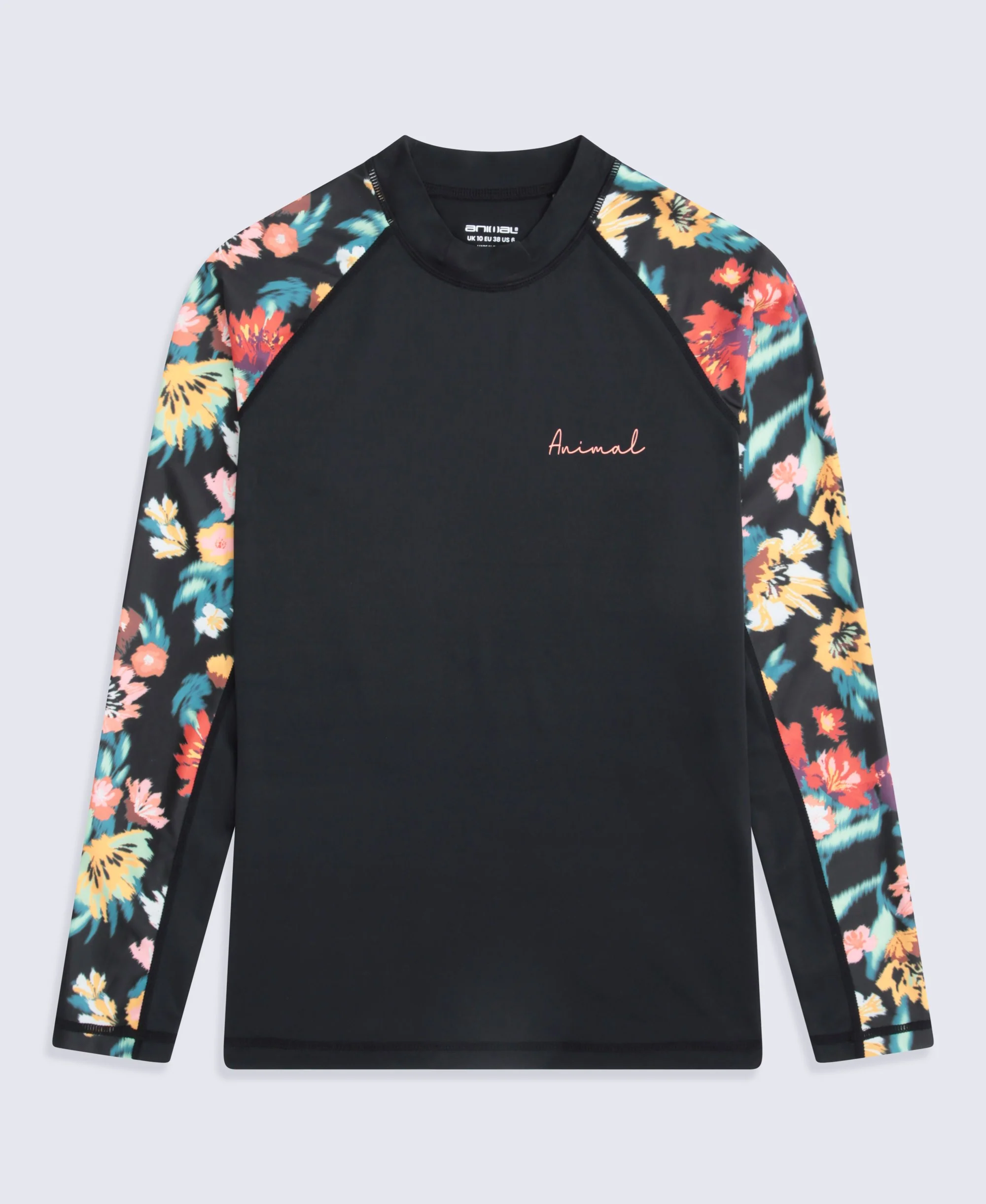 Lillie Womens Printed Panel Rash Vest - Mixed - Image 6